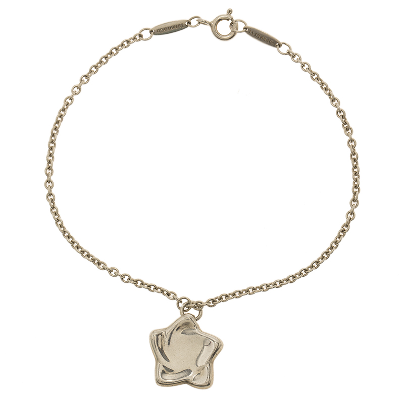 

Tiffany & Co. Elsa Peretti Star Charm Silver Bracelet