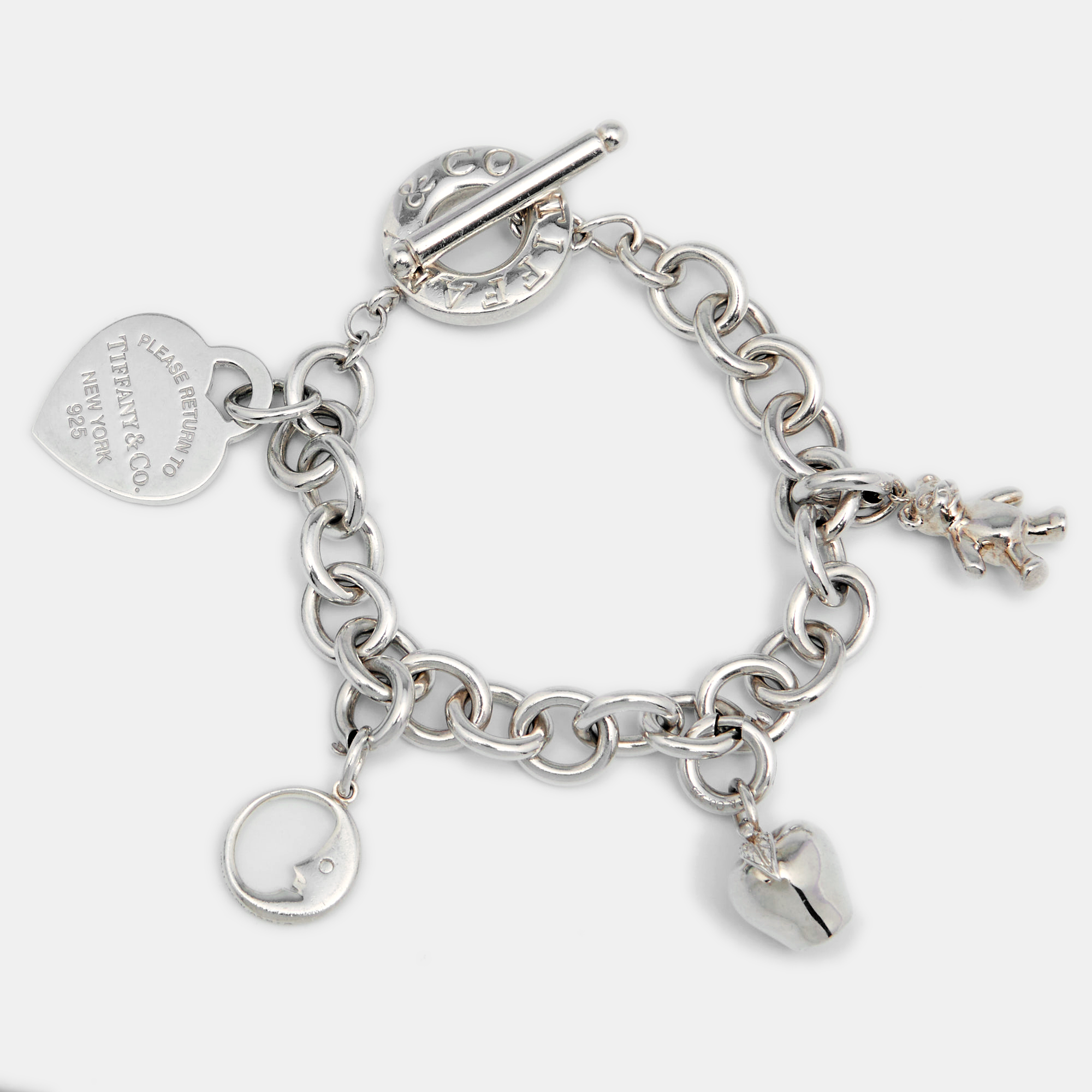 Tiffany & Co. Multi-Charm Bracelet - Sterling Silver Charm