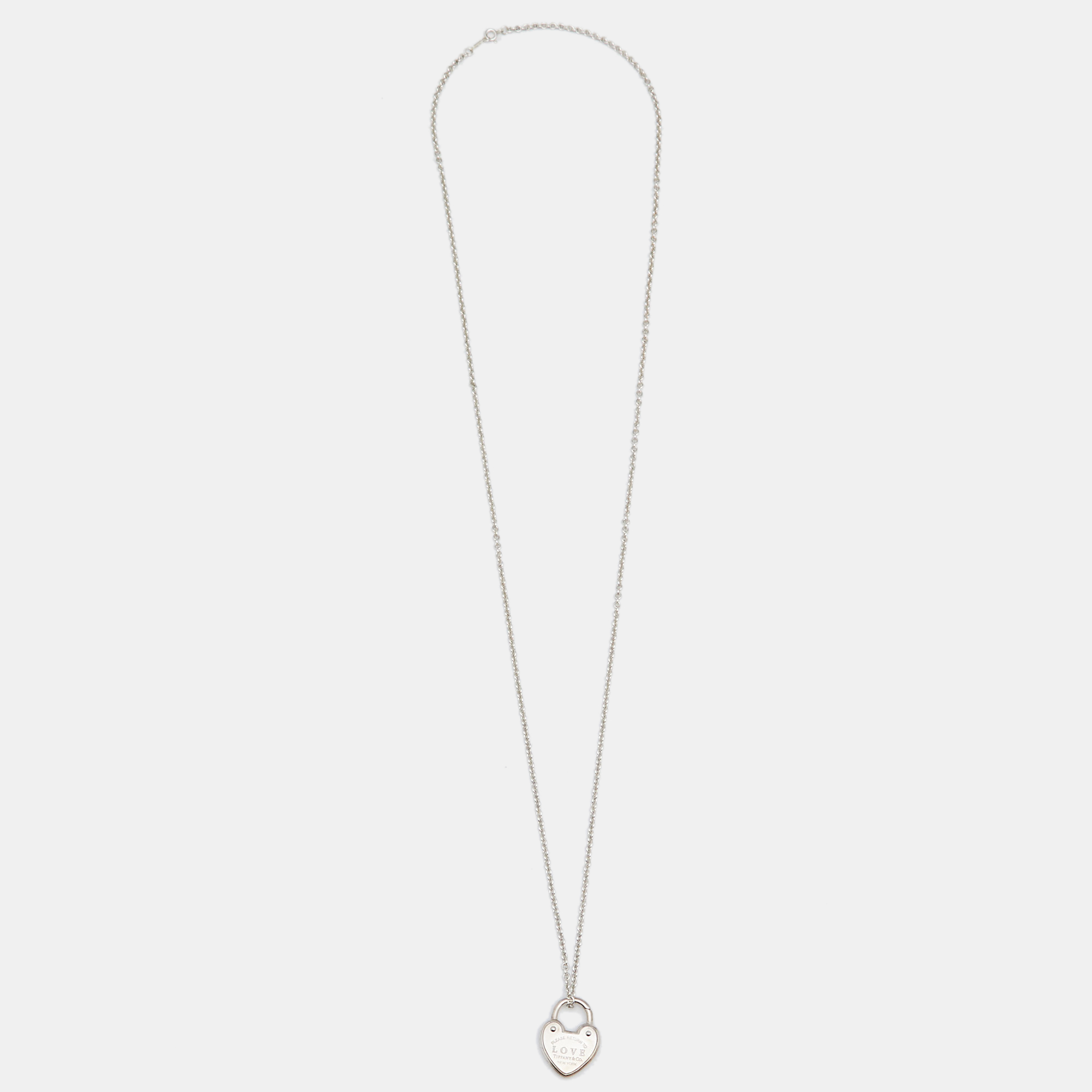 

Tiffany & Co. Return to Tiffany Love Pendant Sterling Silver Necklace