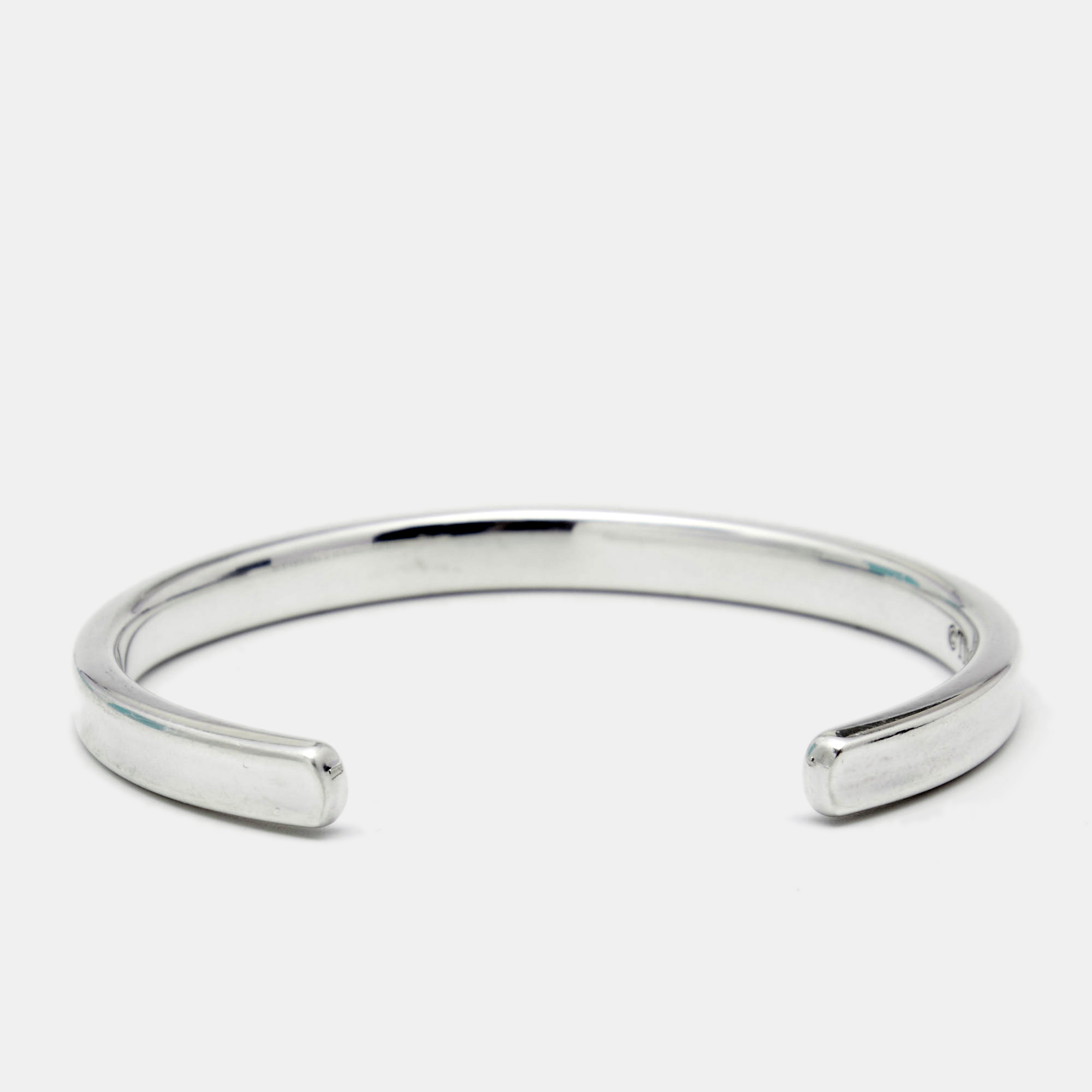 

Tiffany & Co. Tiffany 1837 Sterling Silver Open Cuff Bracelet