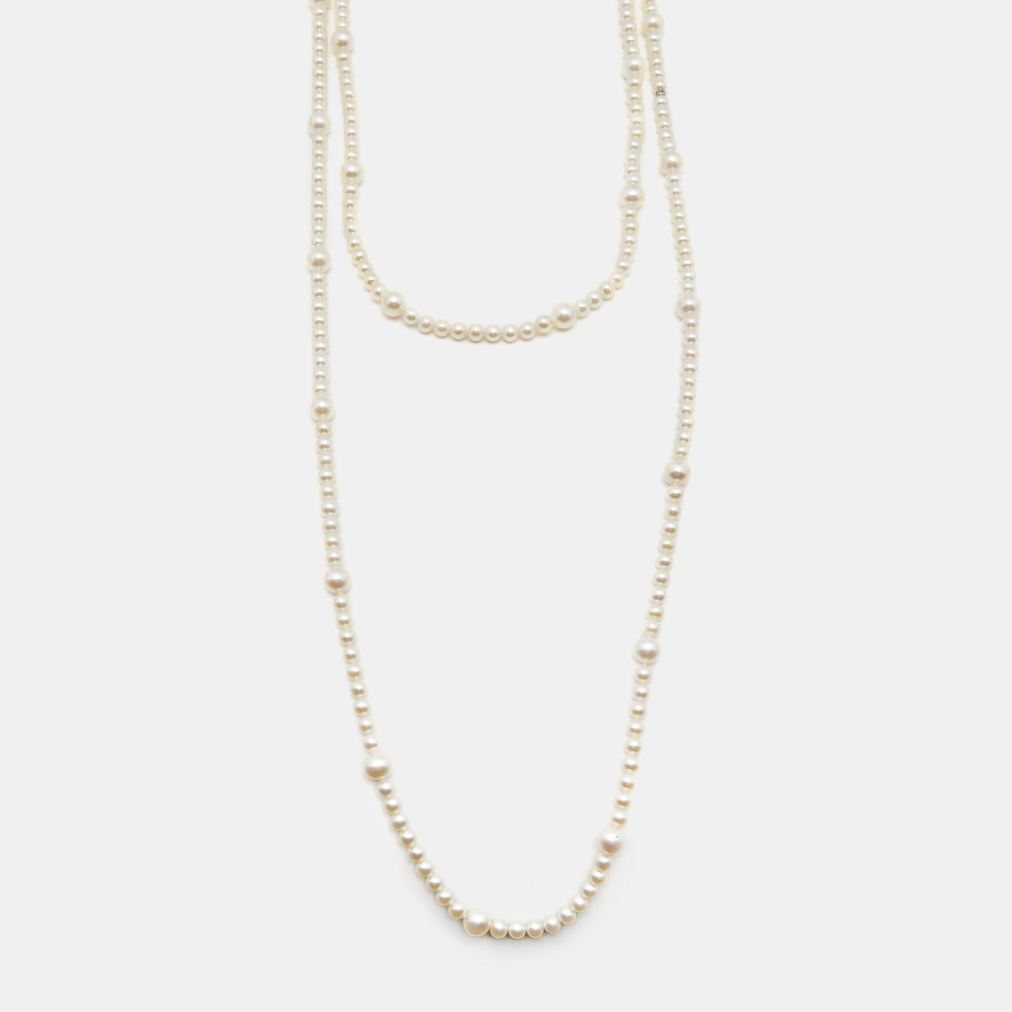 

Tiffany & Co. Ziegfeld Collection Cultured Pearl Sterling Silver Necklace