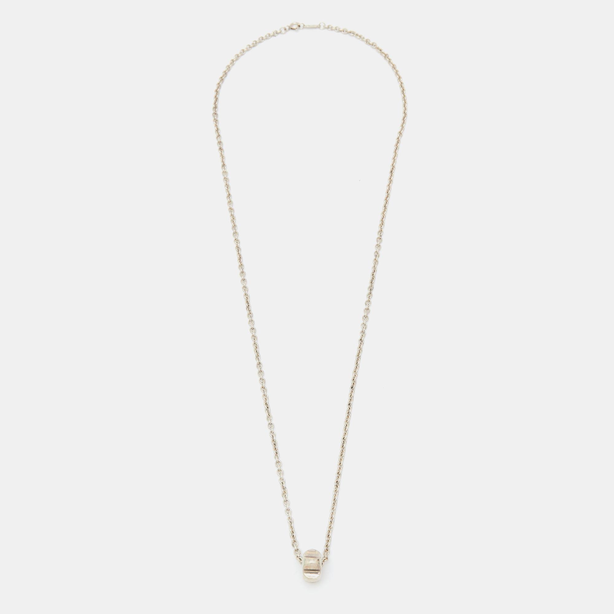 

Tiffany & Co. Paloma's Groove Sterling Silver Pendant Necklace