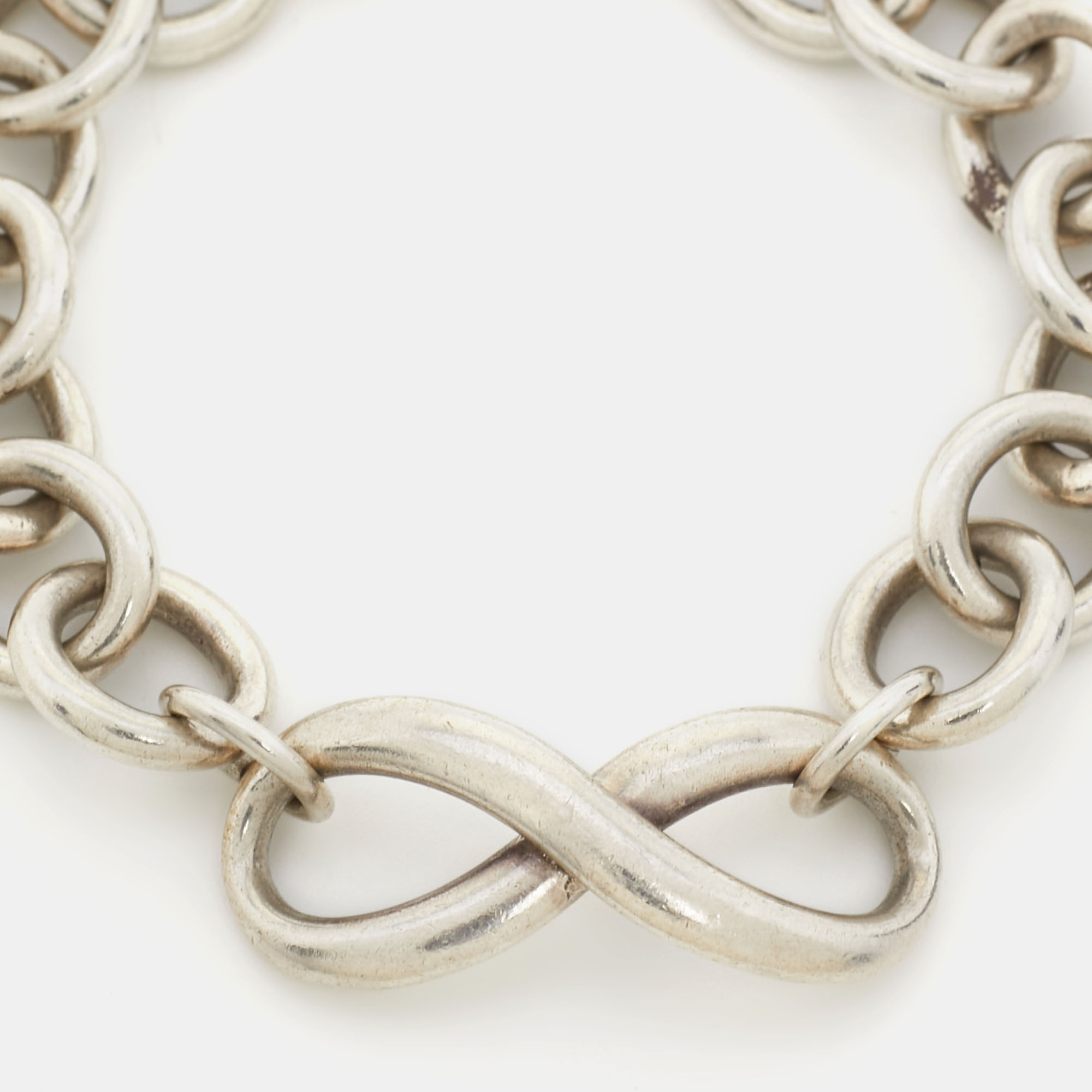 

Tiffany & Co. Infinity Sterling Silver Link Bracelet