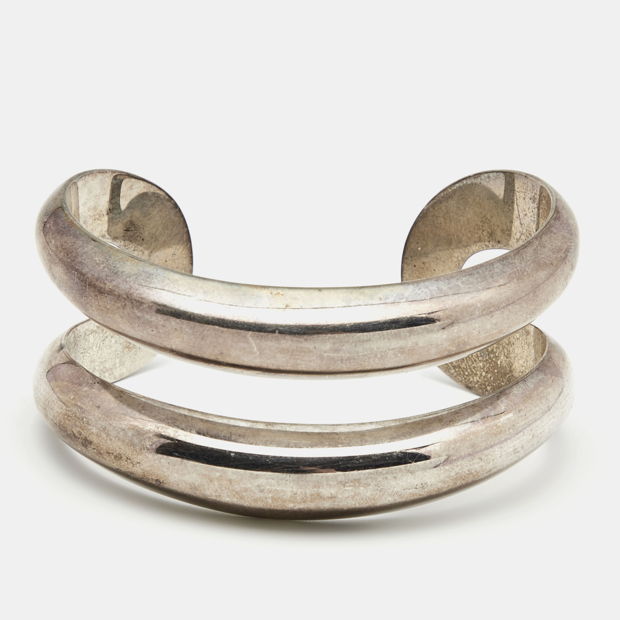 Pre Owned Tiffany & Co. Elsa Peretti Sterling Silver Cuff Bracelet