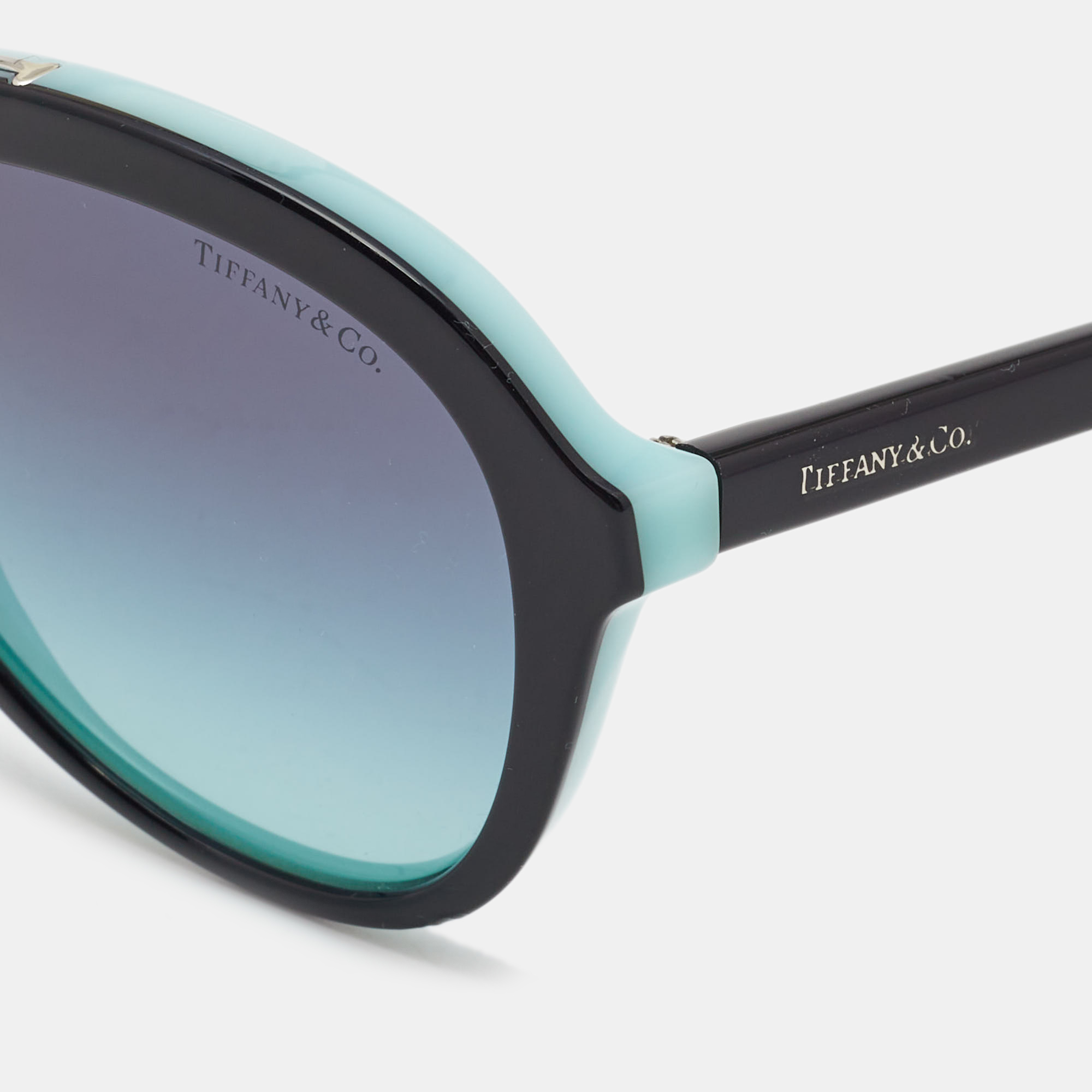 

Tiffany & Co. Black/Turquoise TF4157 Gradient Sunglasses