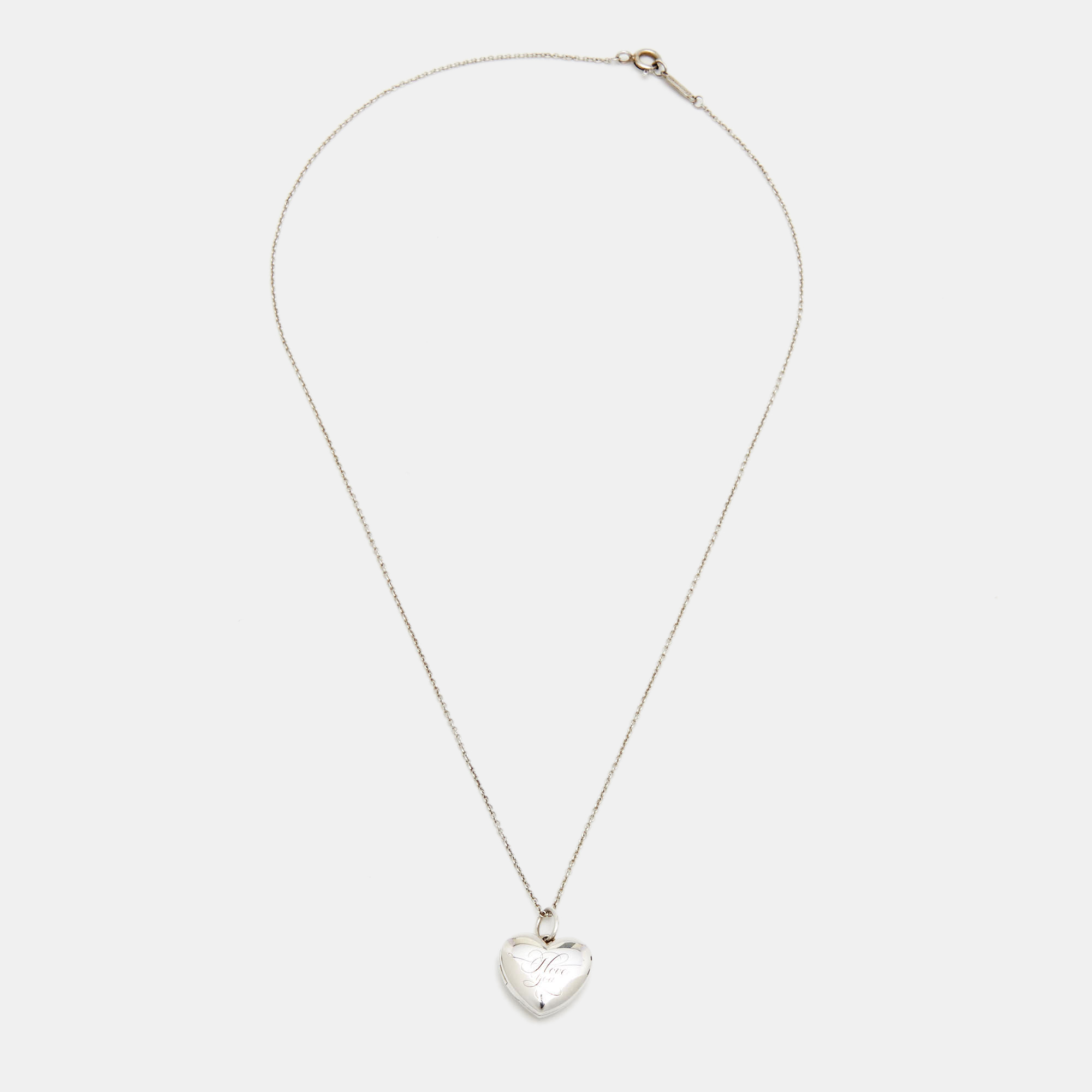 

Tiffany & Co. Tiffany Heart Sterling Silver Pendant Necklace