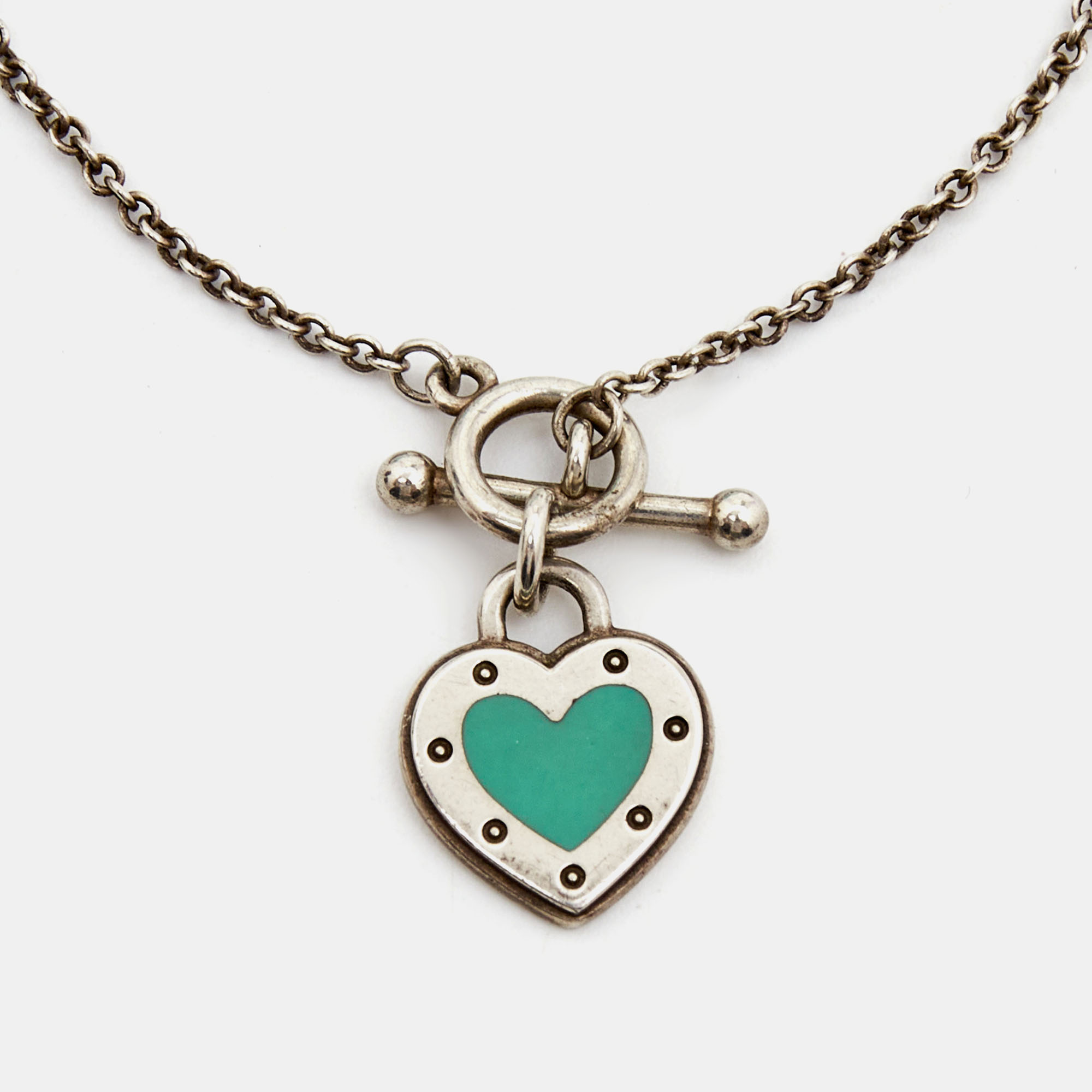 

Tiffany & Co. Return To Tiffany Enamel Sterling Silver Bracelet