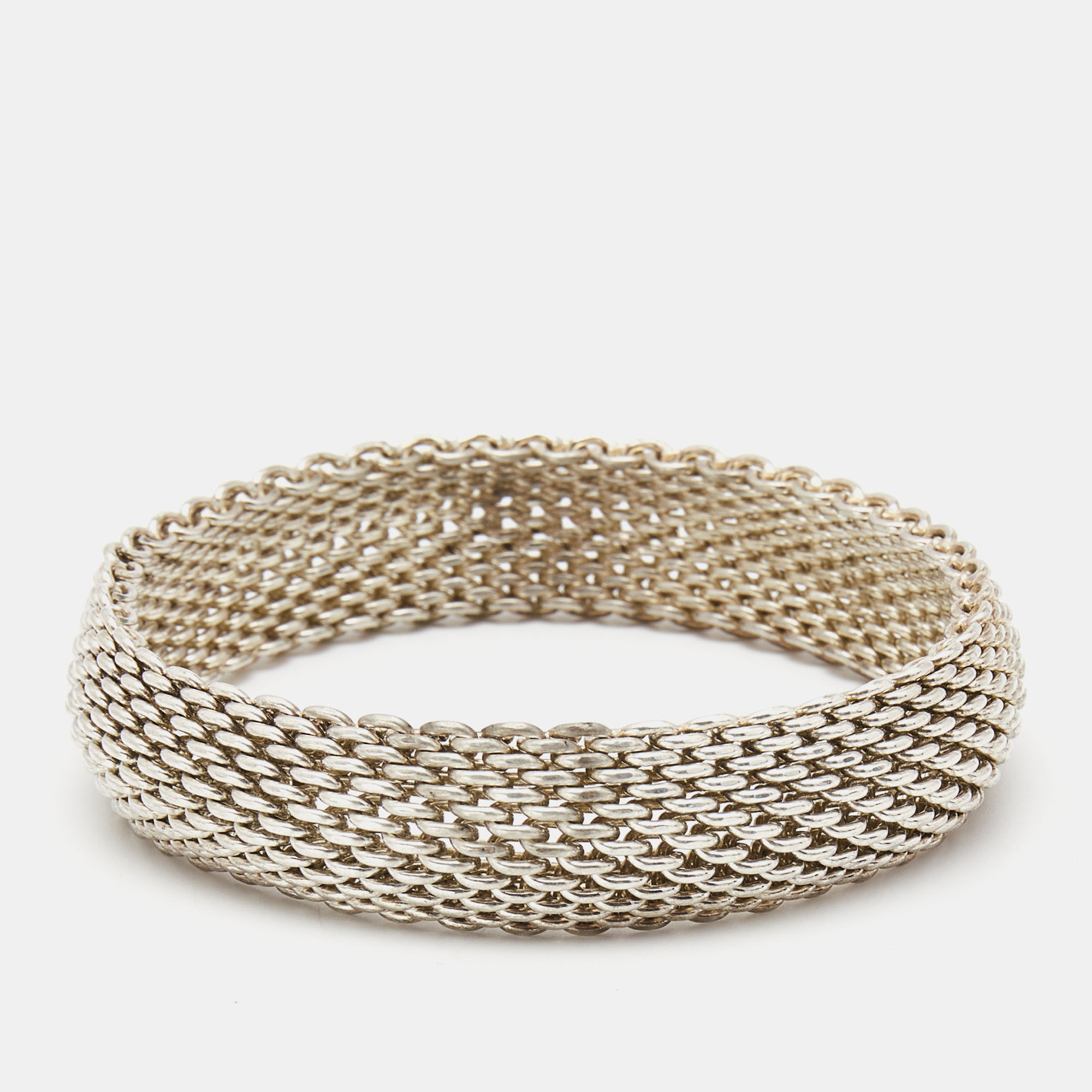 

Tiffany & Co. Somerset Mesh Sterling Silver Bracelet