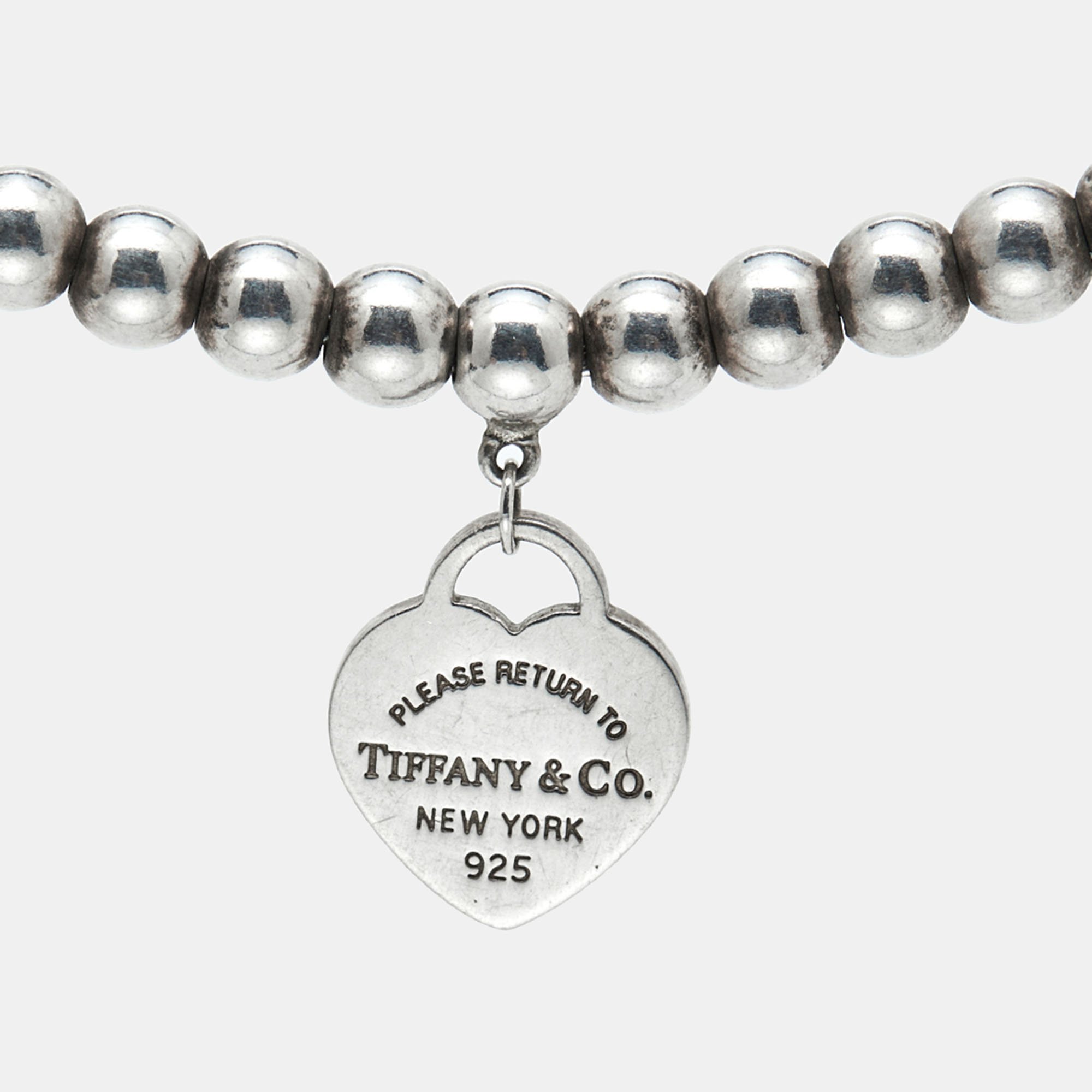 

Tiffany & Co. Return to Tiffany Sterling Silver Beads Bracelet