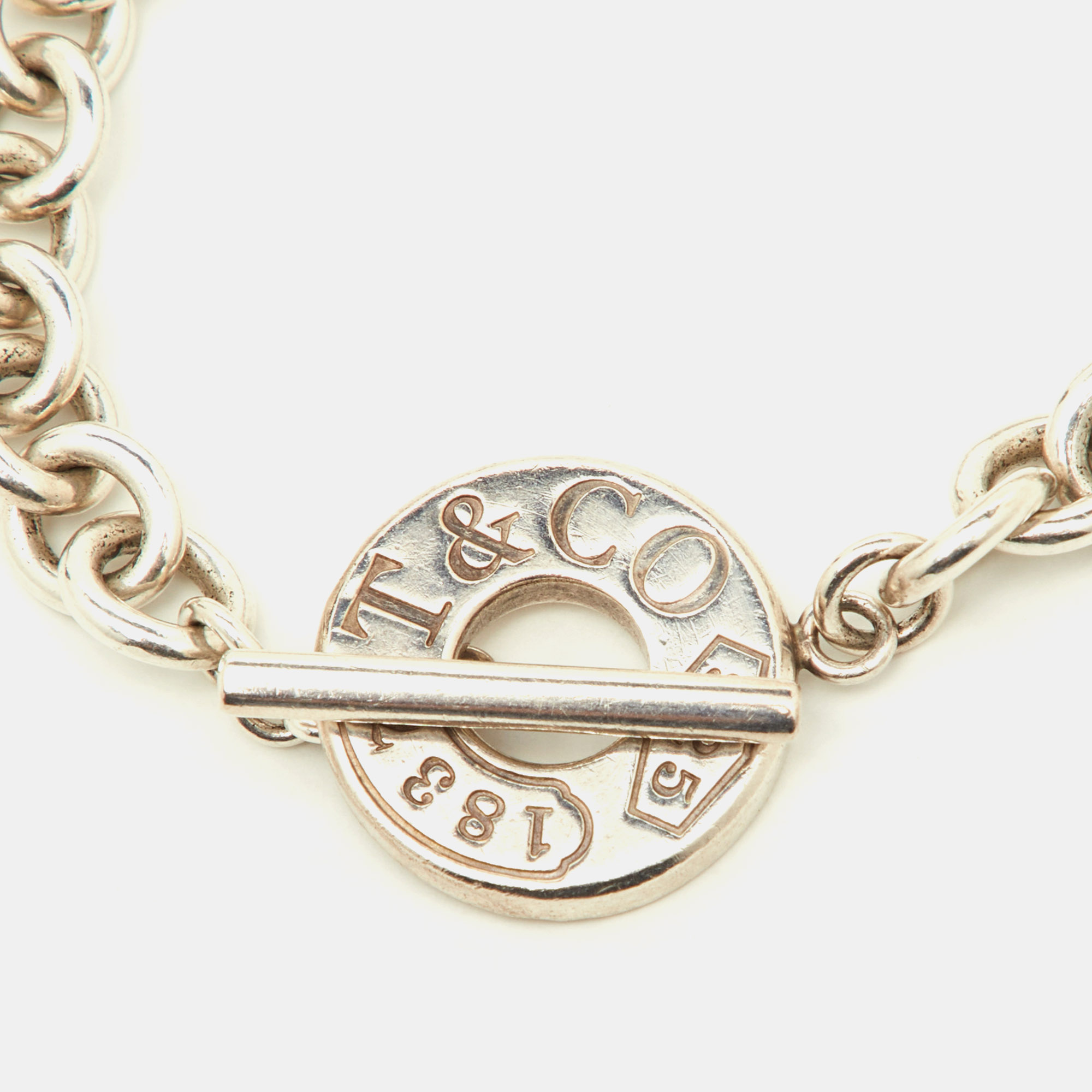 

Tiffany & Co. 1837 Sterling Silver Toggle Bracelet