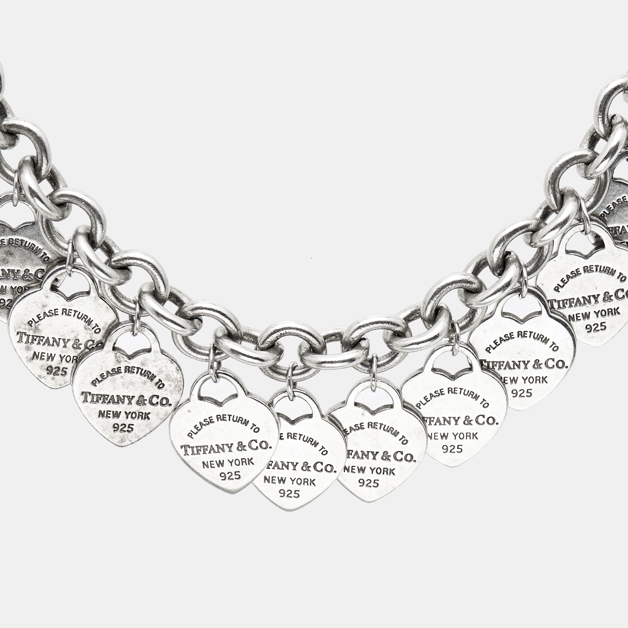 

Tiffany & Co. Return To Tiffany Sterling Silver Charm Bracelet