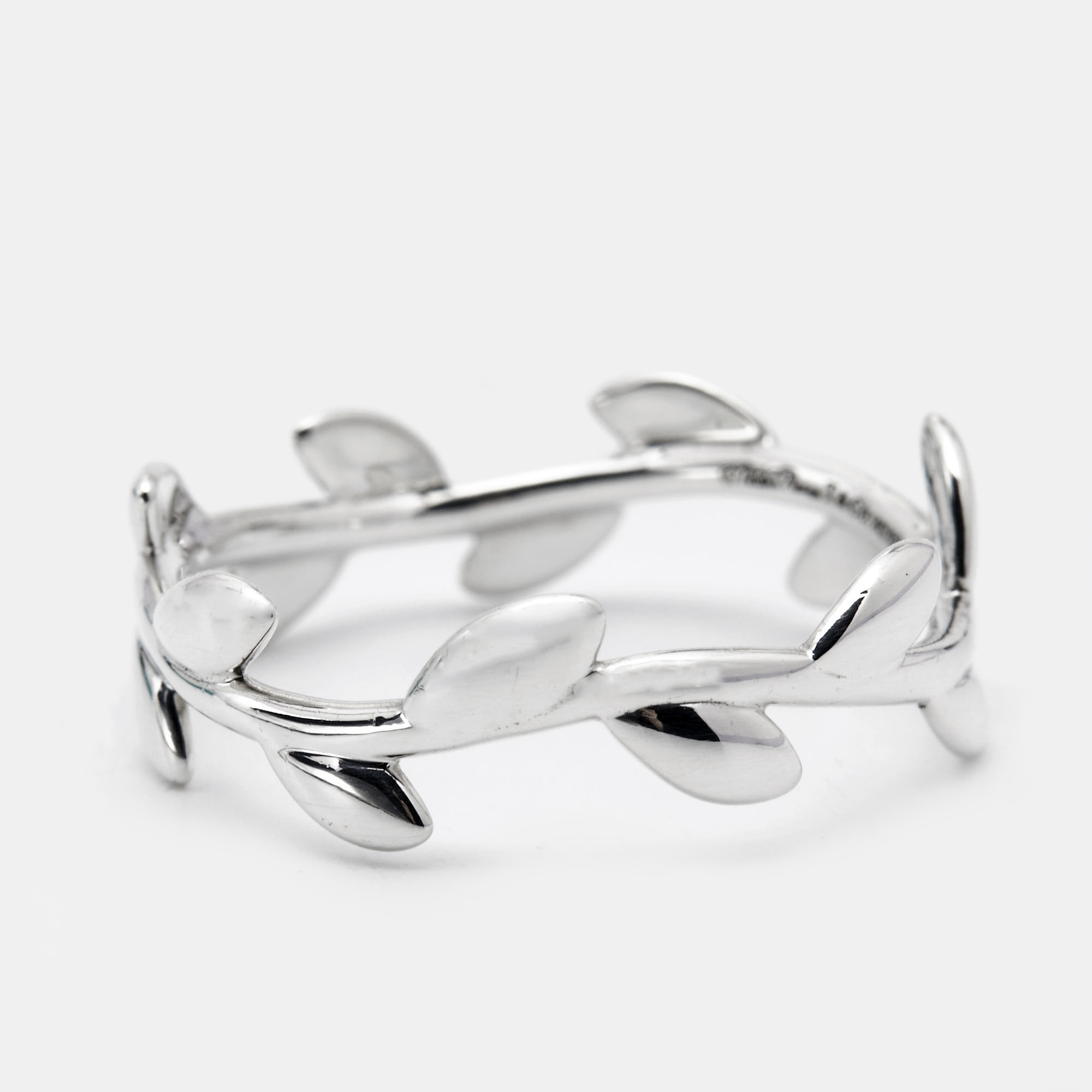 

Tiffany & Co. Paloma Picasso Olive Leaf Sterling Silver Ring Size