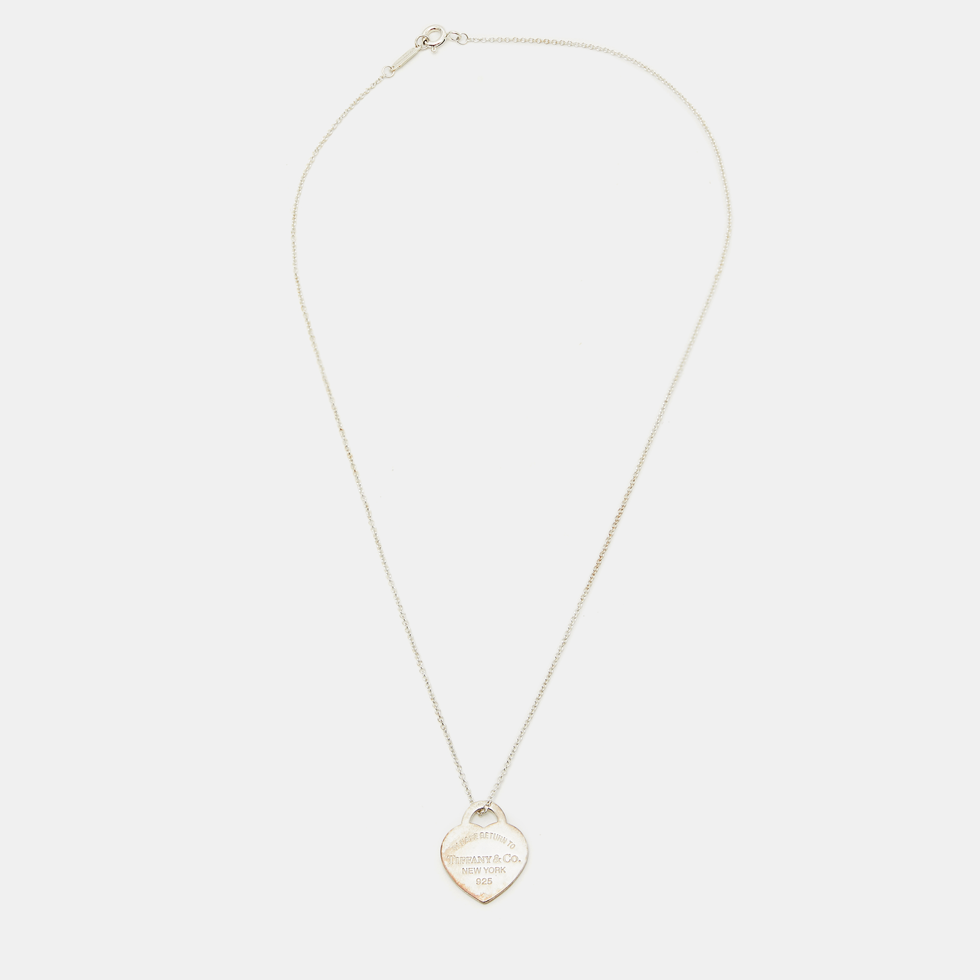 

Tiffany & Co. Return To Tiffany Sterling Silver Pendant Necklace