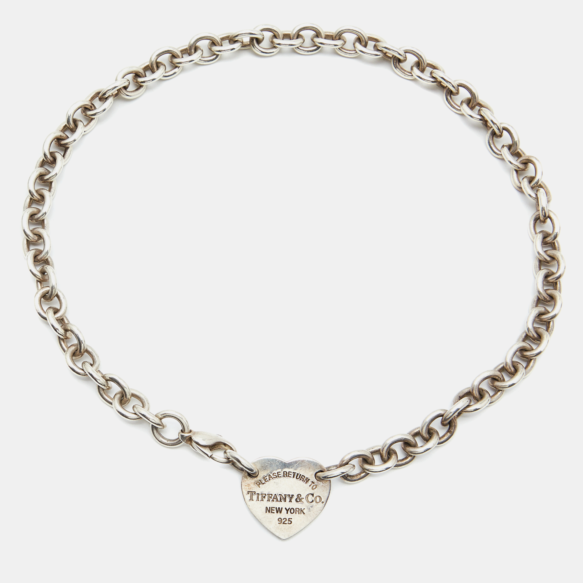 

Tiffany & Co. Return to Tiffany Heart Tag Sterling Silver Necklace