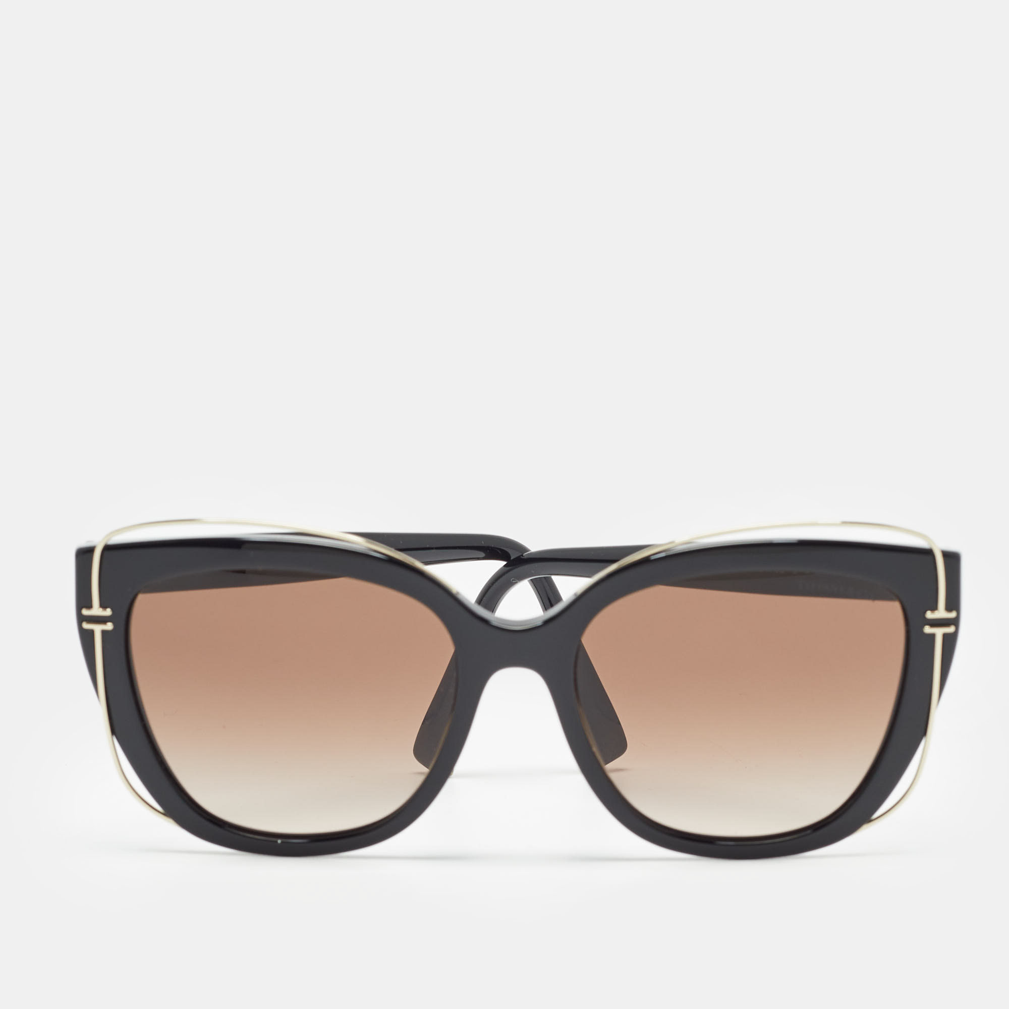 

Tiffany & Co. Black/Brown Gradient TF4148 Cat Eye Sunglasses