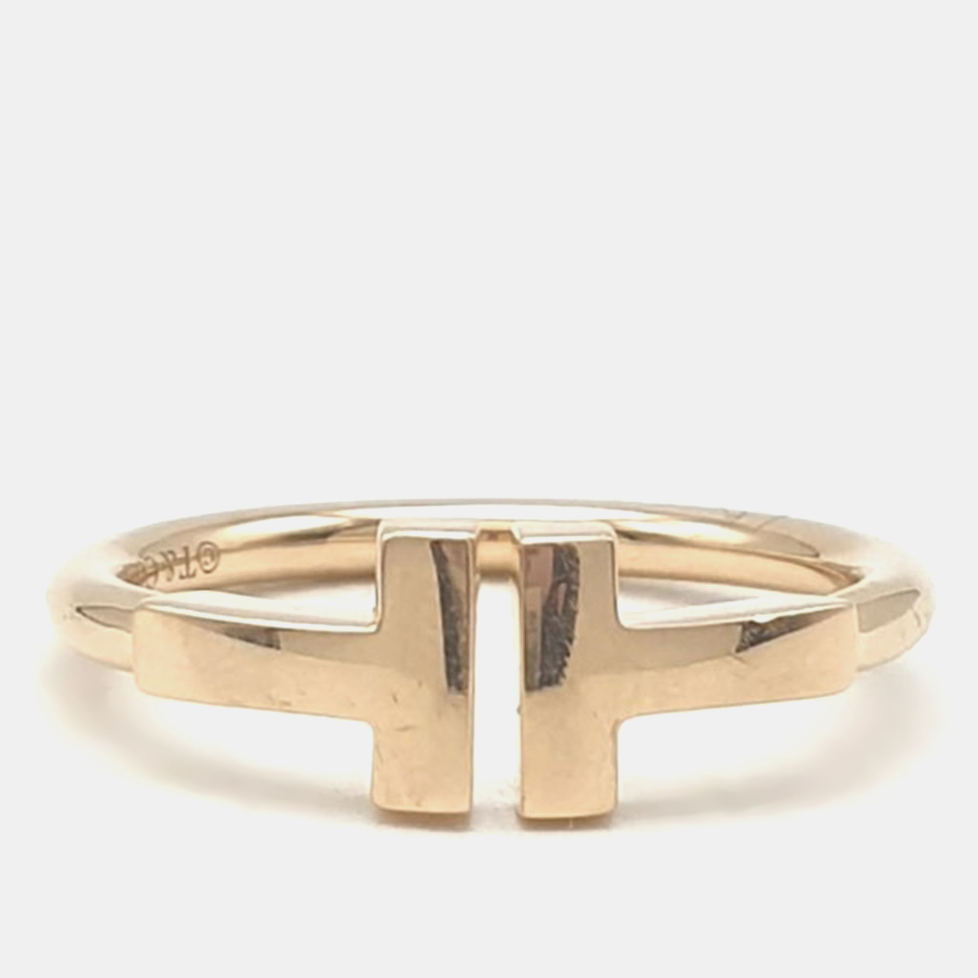 

Tiffany & Co. 18K Pink Gold Twire Ring EU 49-50