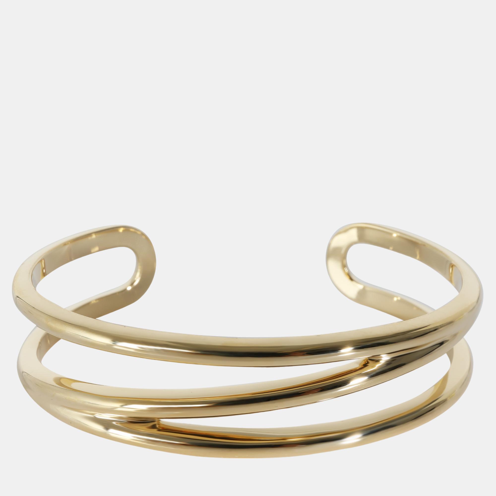 

Tiffany & Co. 18KT Yellow Gold ZigZag Cuff Bracelet