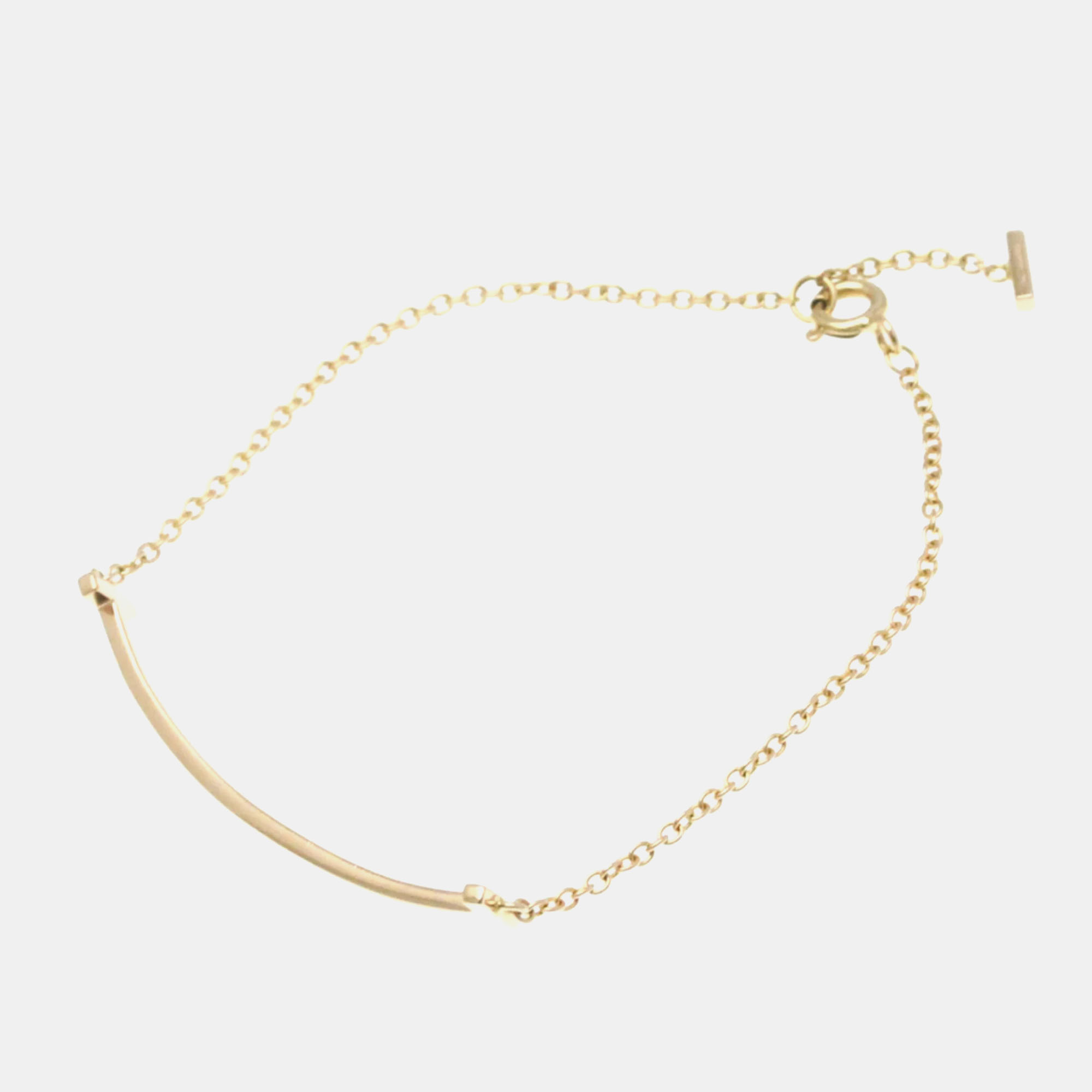 

Tiffany & Co. 18K Rose Gold T Smile Bracelet