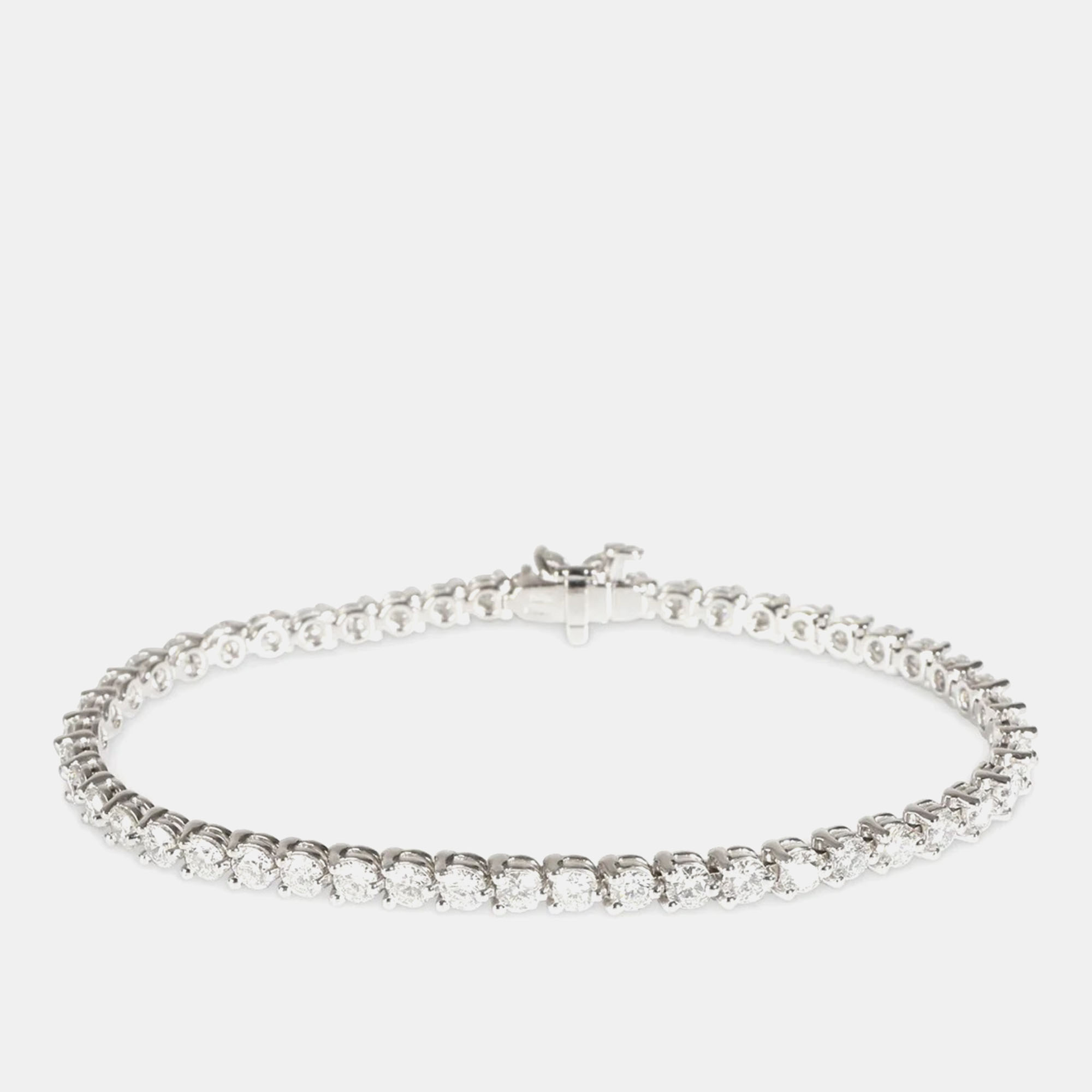 

Tiffany & Co. Platinum 4.49 CTW Victoria Bracelet