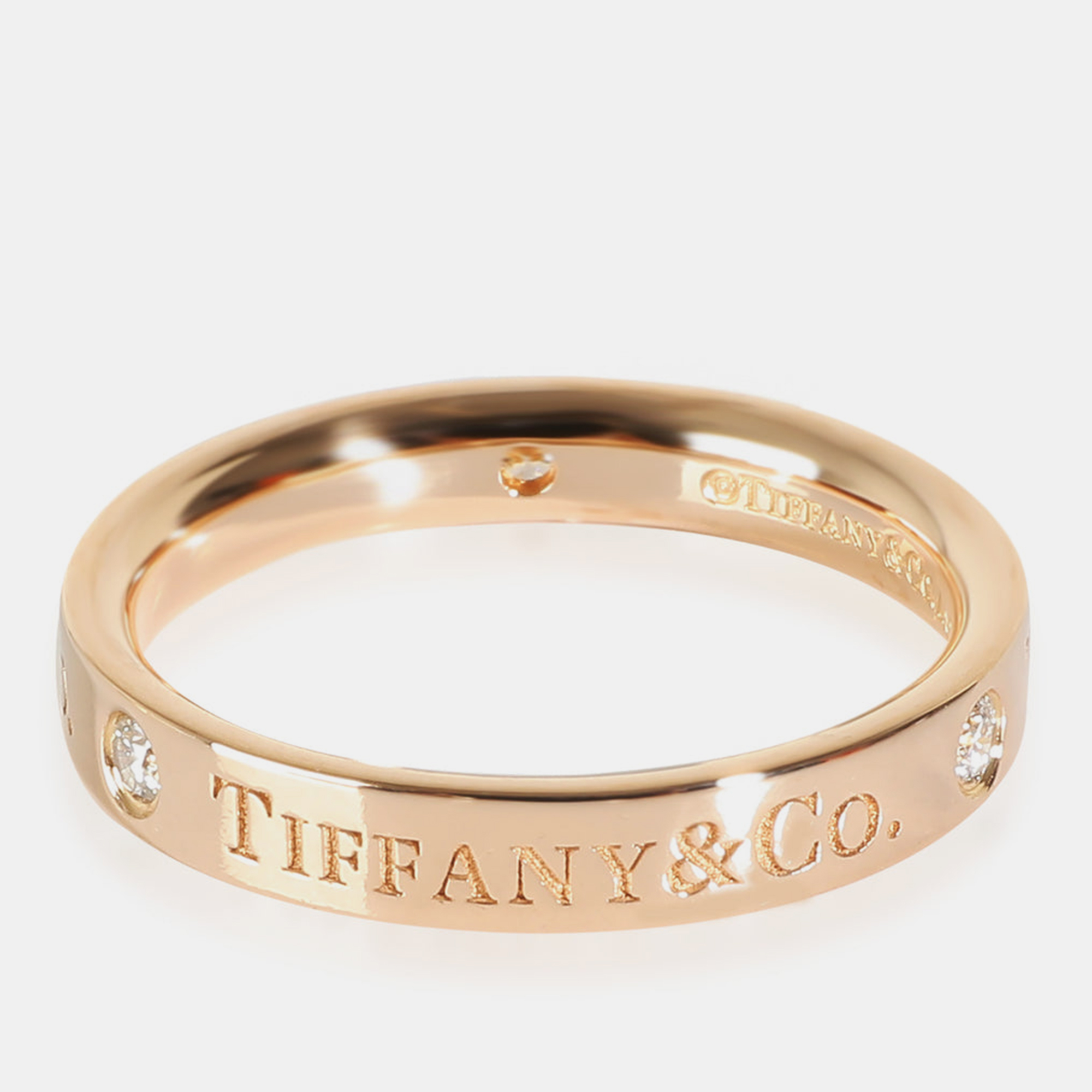 

Tiffany & Co. 18k Rose Gold Diamond Band in 0.07 CTW