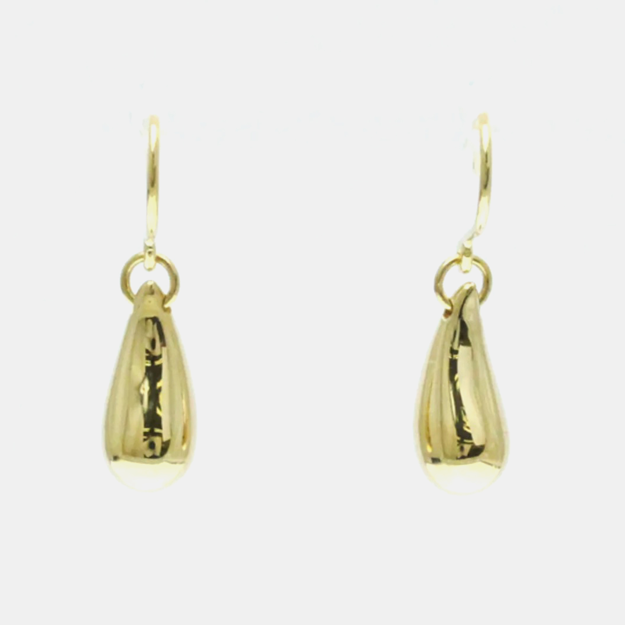 

Tiffany & Co. 18K Yellow Gold Elsa Peretti Teardrop Drop Earrings