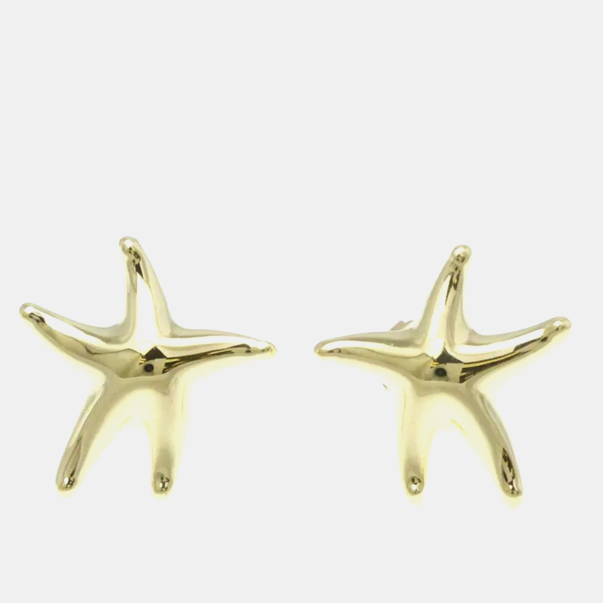 

Tiffany & Co. Starfish No Stone 18K Yellow Gold Stud Earrings