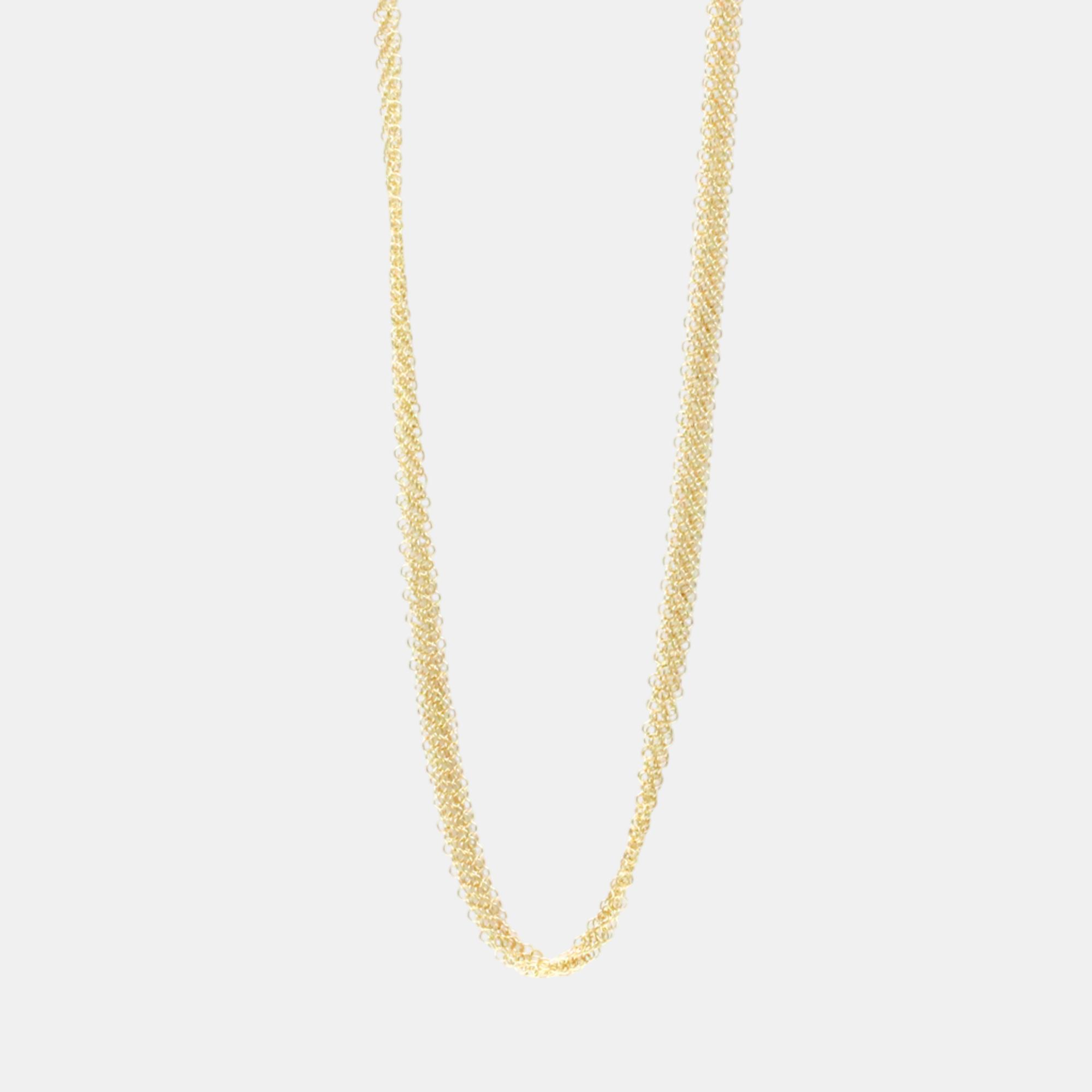 

Tiffany & Co. 18K Yellow Gold Elsa Peretti Mesh Necklace