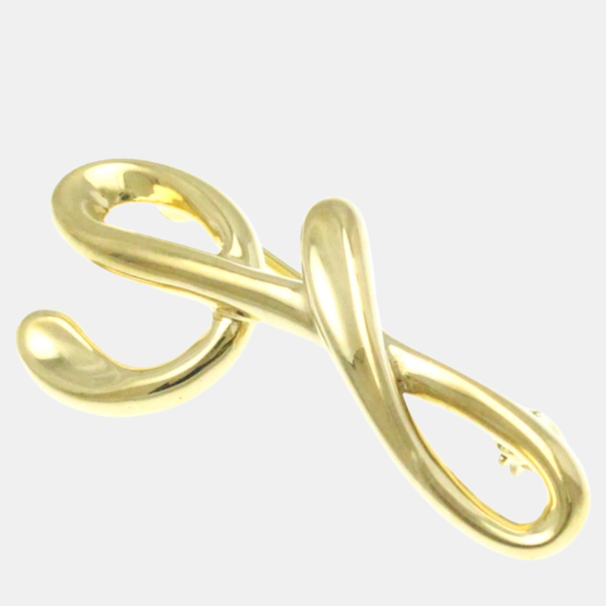 

Tiffany & Co. 18K Yellow Gold Letter Y Brooch