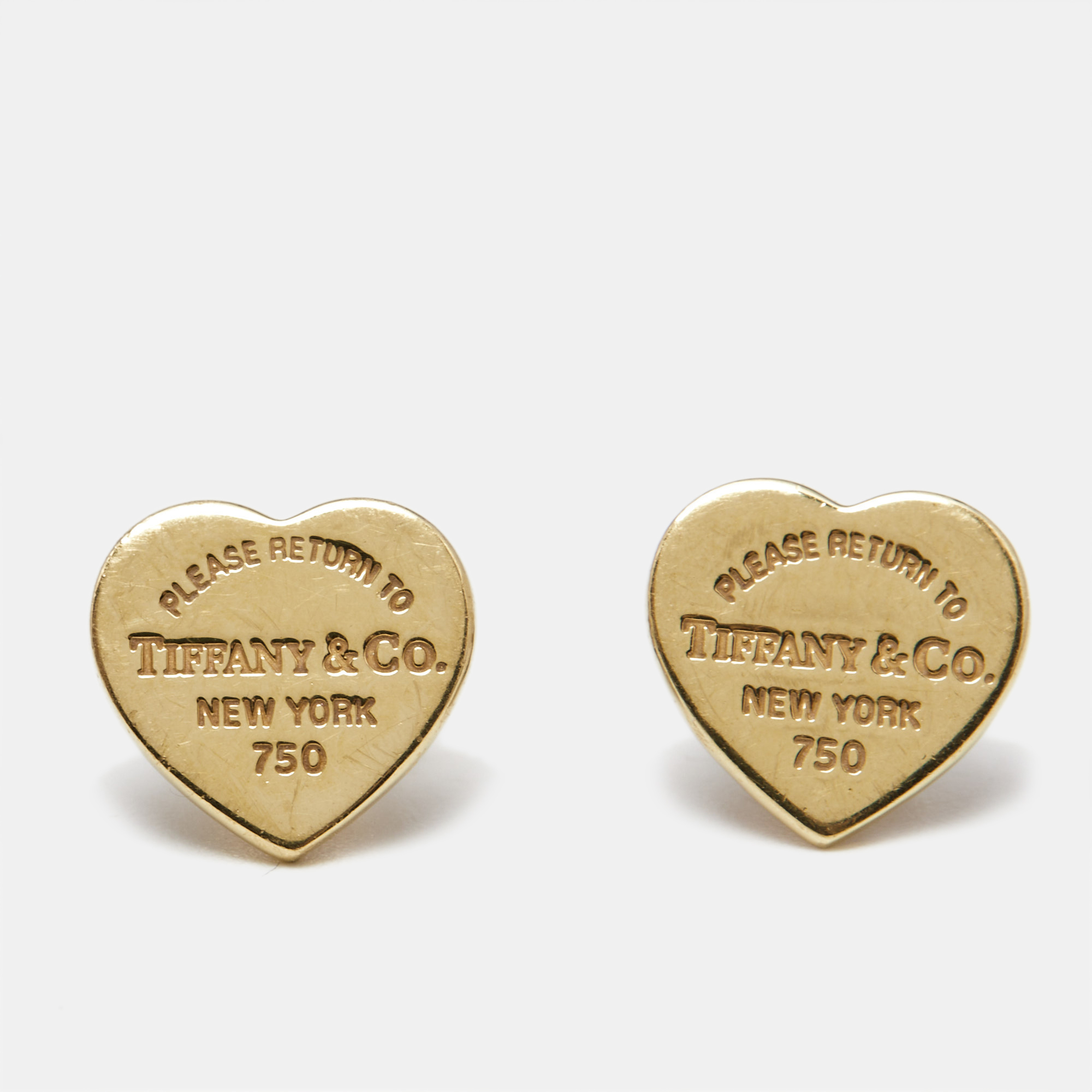 

Tiffany & Co. Return To Tiffany 18k Yellow Gold Earrings