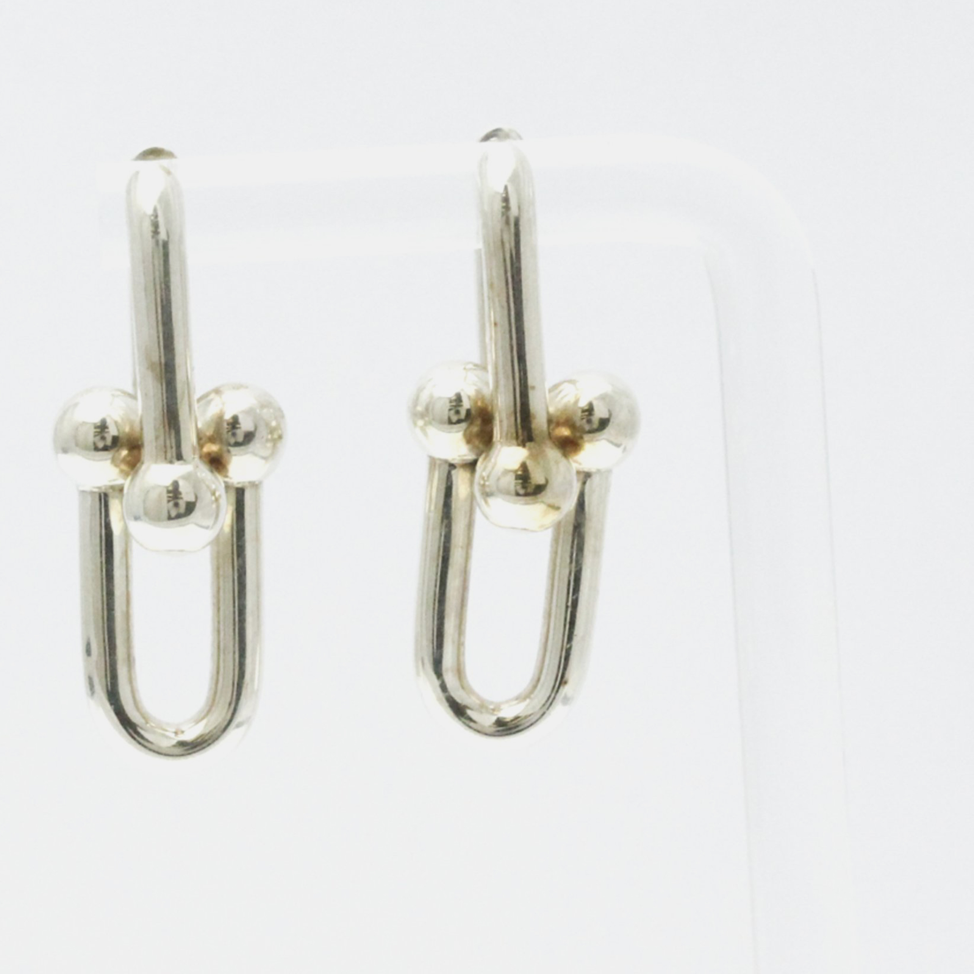 

Tiffany & Co. Sterling SIlver Hardwear Large Link Earrings