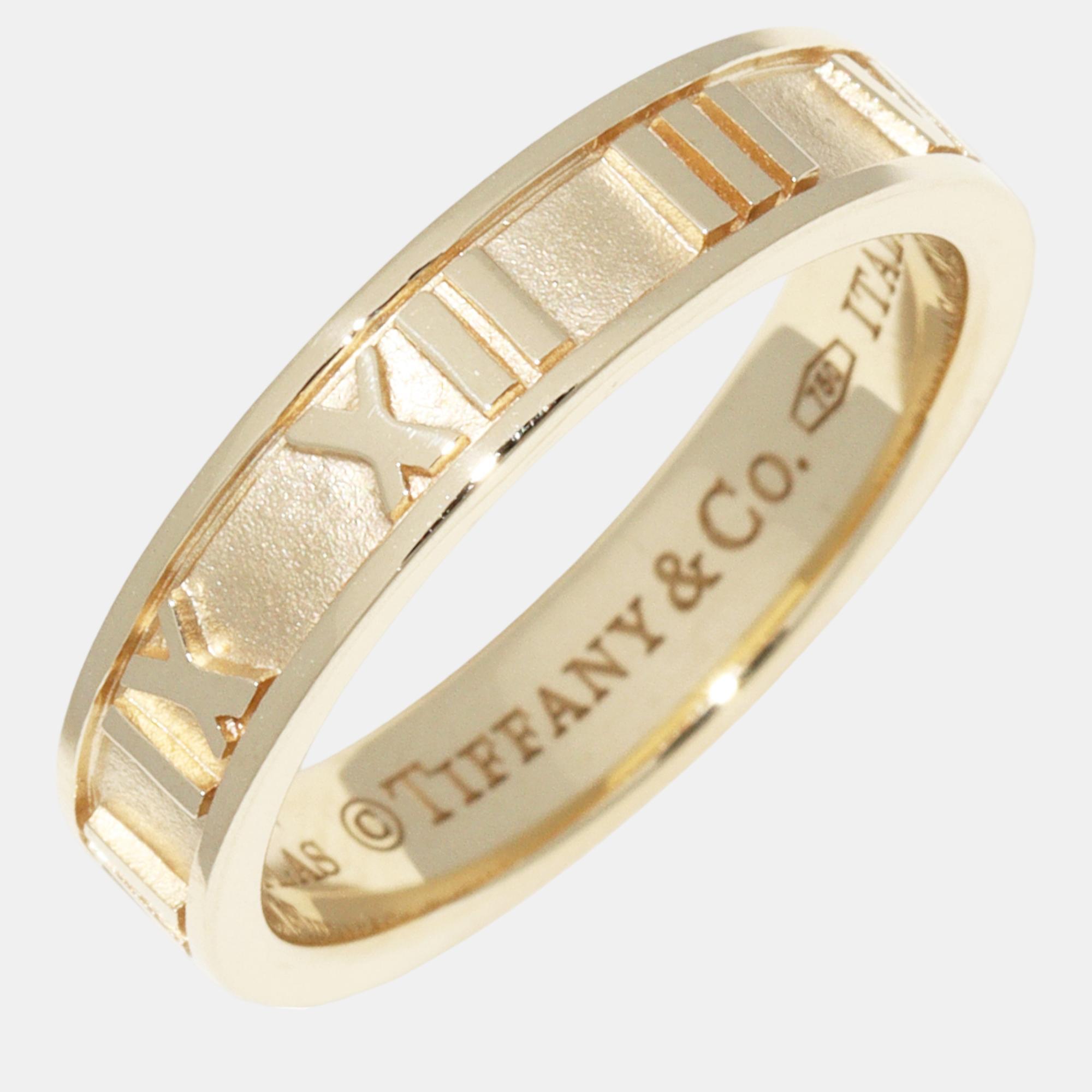 

Tiffany & Co. 18K Yellow Gold Atlas Band Ring EU 48