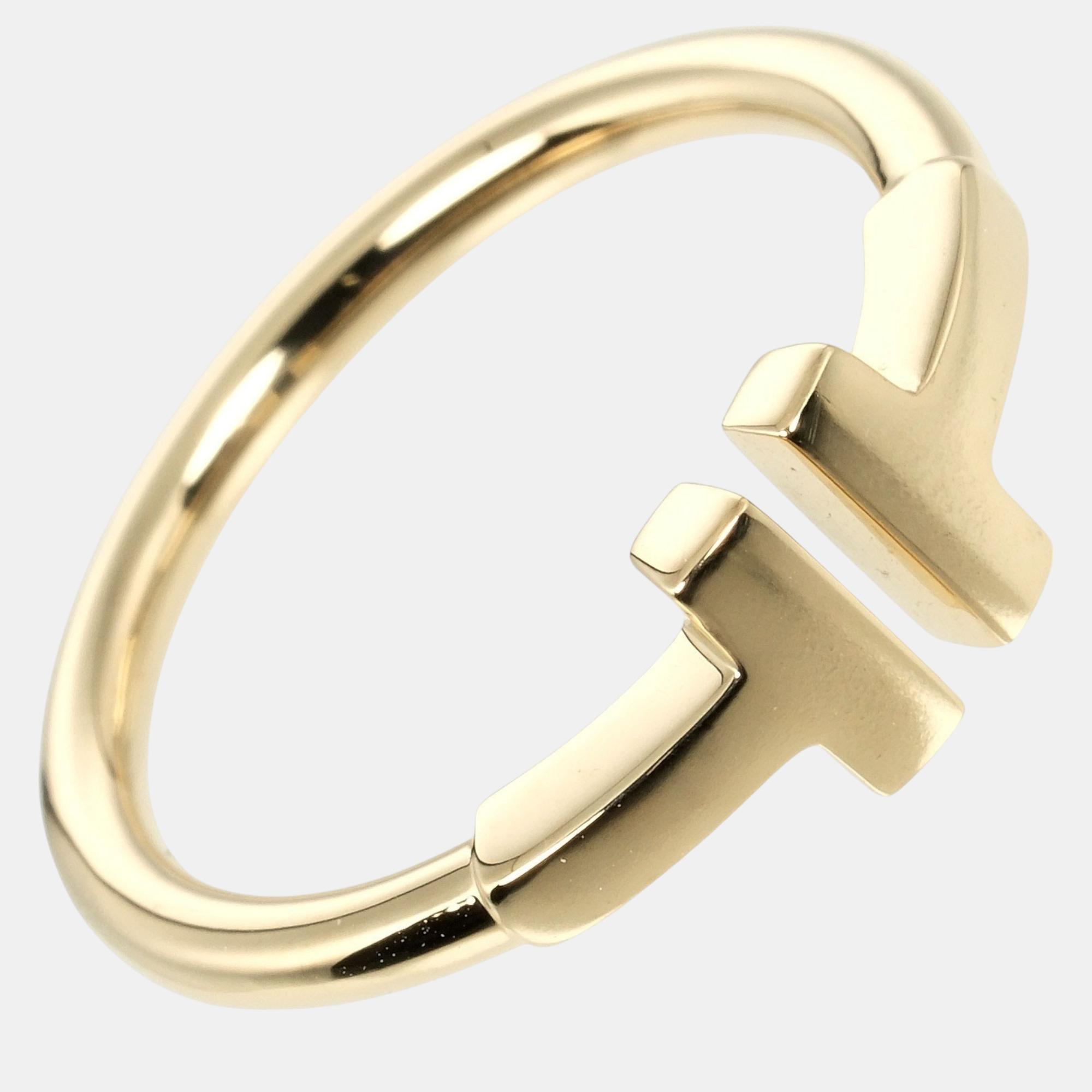 

Tiffany & Co T Wire Ring 18K Yellow Gold Gold Metal