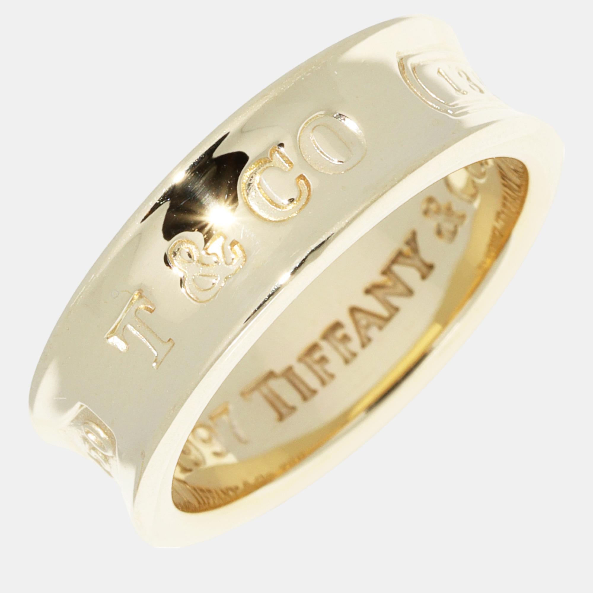 

Tiffany & Co 18K YG 1837 Ring Gold Metal