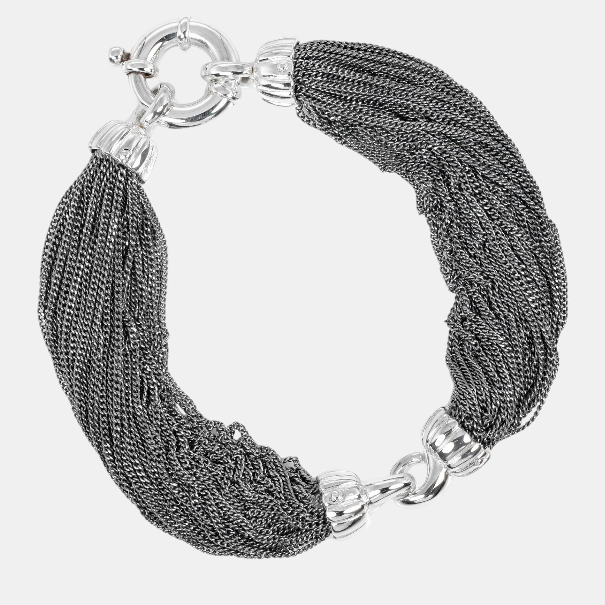 

Tiffany & Co Silver Vintage Multi-Strand Bracelet