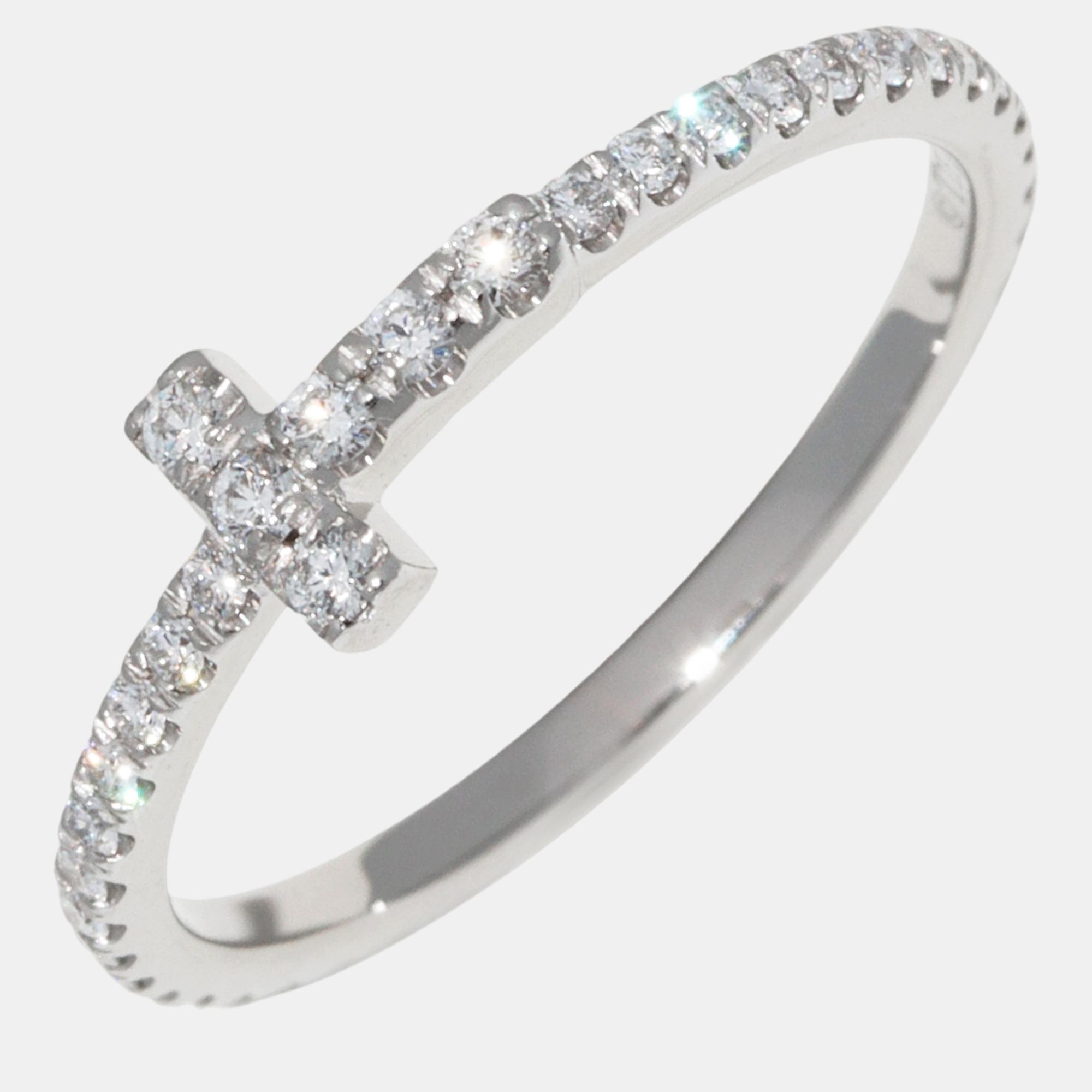 

Tiffany & Co 18K WG Diamond Ring White