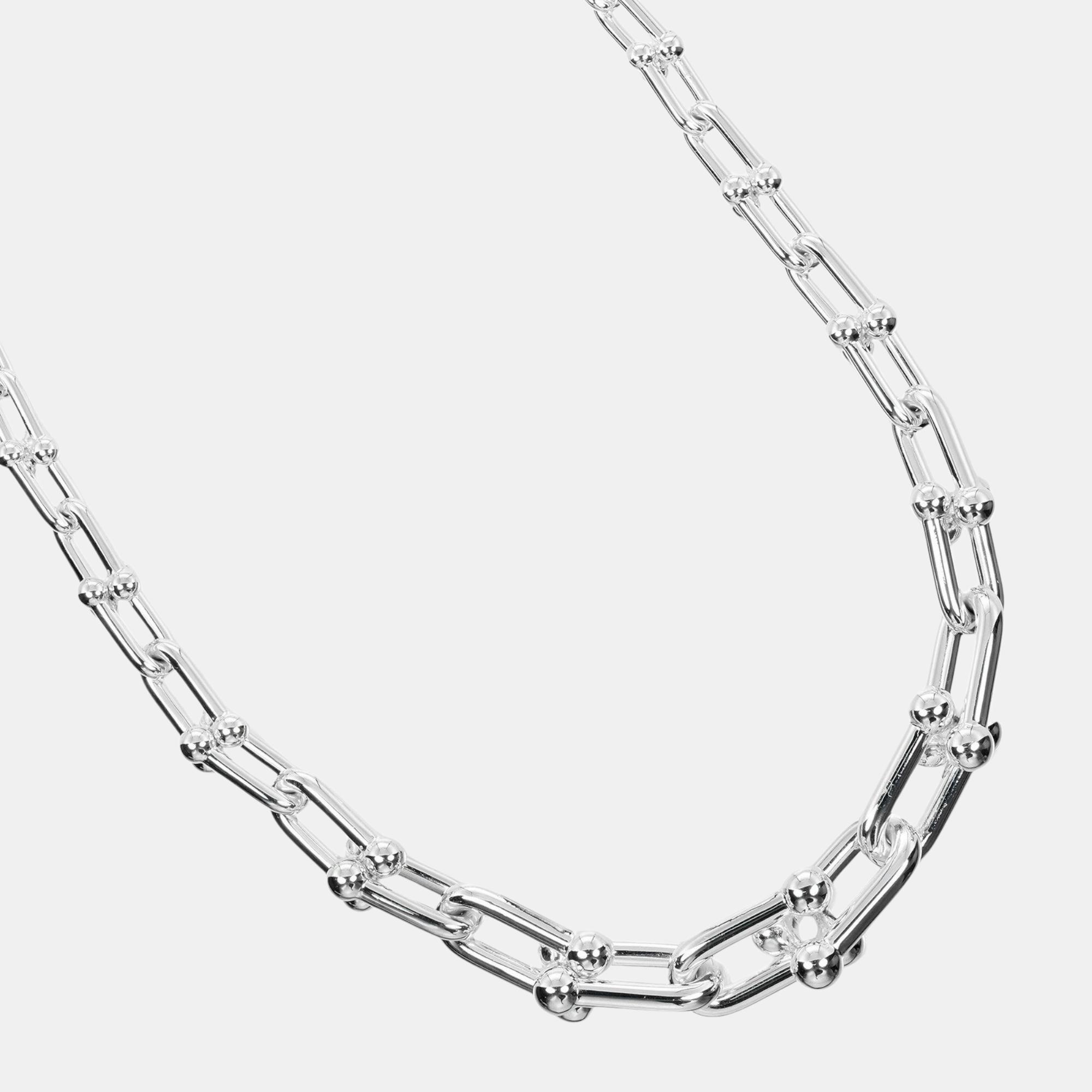 

Tiffany & Co Silver 925 Hardware Graduated Link Necklace