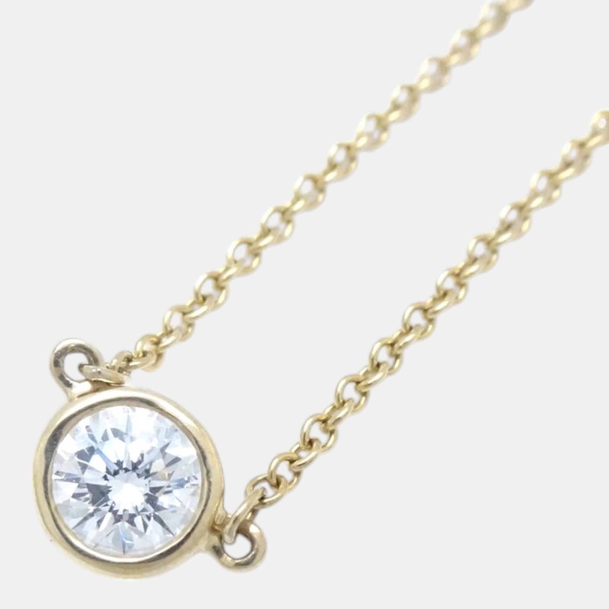 

Tiffany & Co Diamond Necklace 18K Yellow Gold Yellow Gold