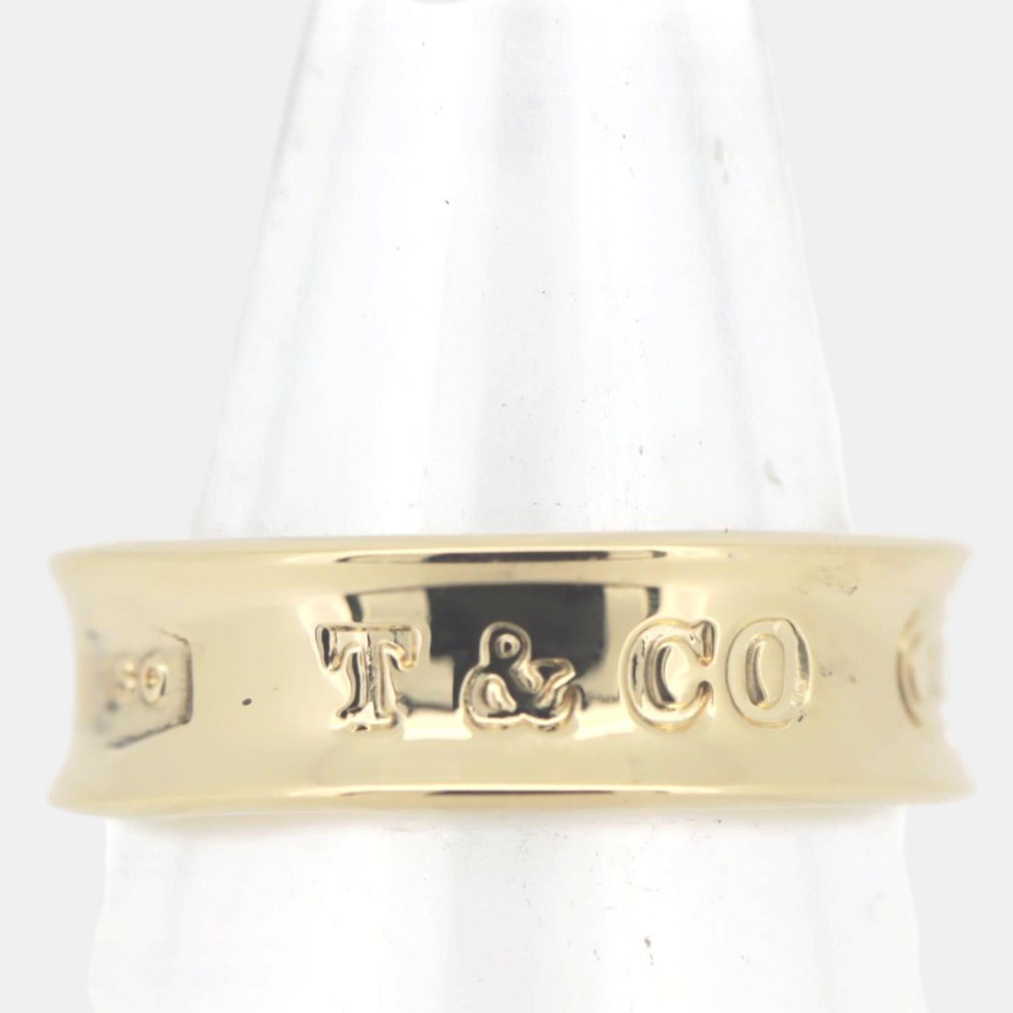 

Tiffany & Co 18K Yellow Gold 1837 Ring EU 53