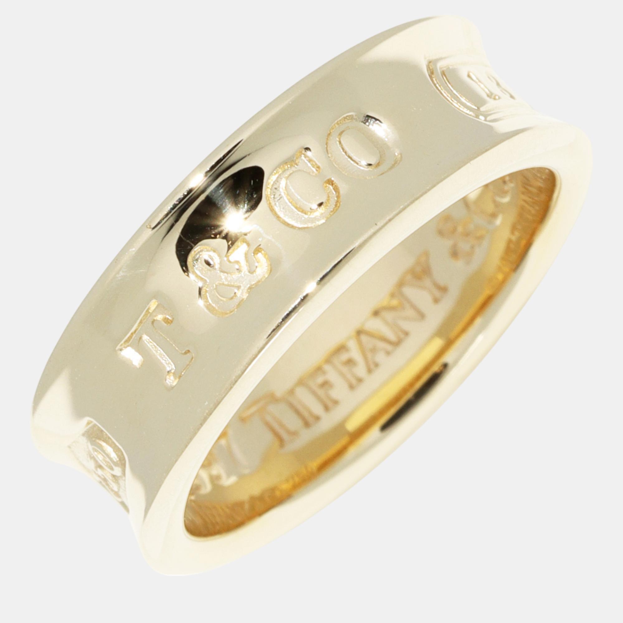 

Tiffany & Co 18K Yellow Gold 1837 Ring Size