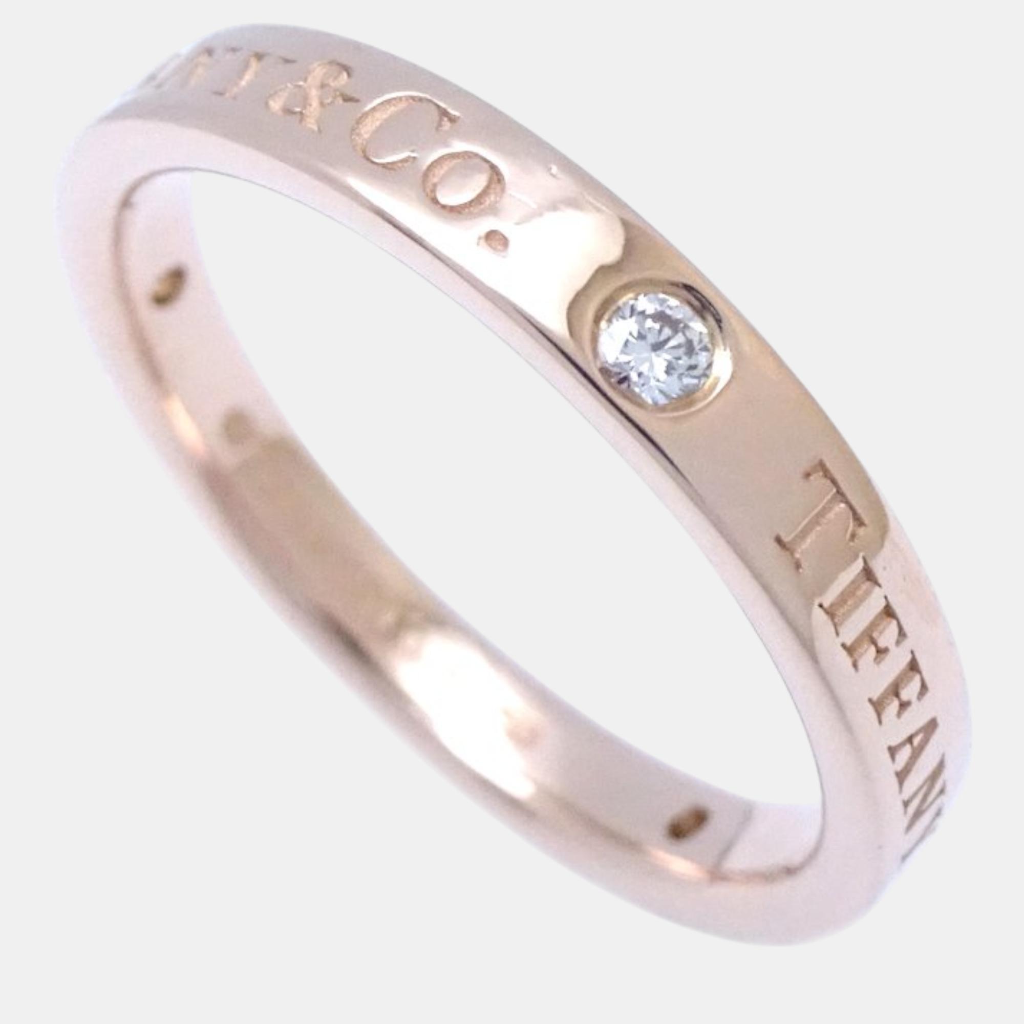 

Tiffany & Co Rose Gold Diamond Flat Band Ring