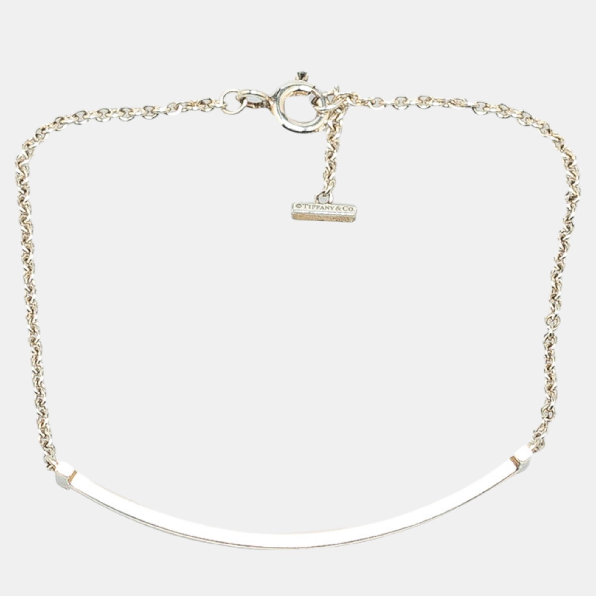 

Tiffany & Co T Smile Bracelet SV925 Silver