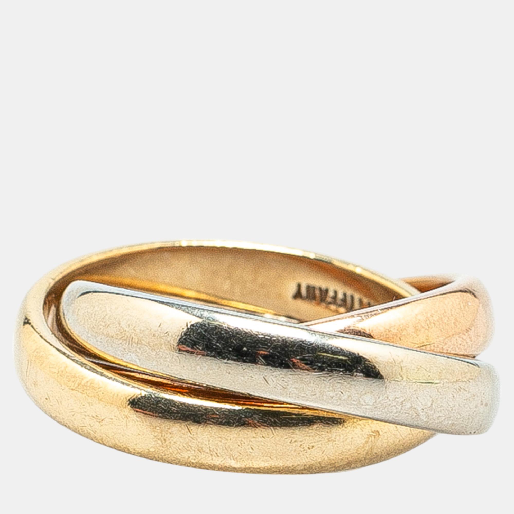 

Tiffany & Co. Tricolor 14K Gold Classic Trinity Ring