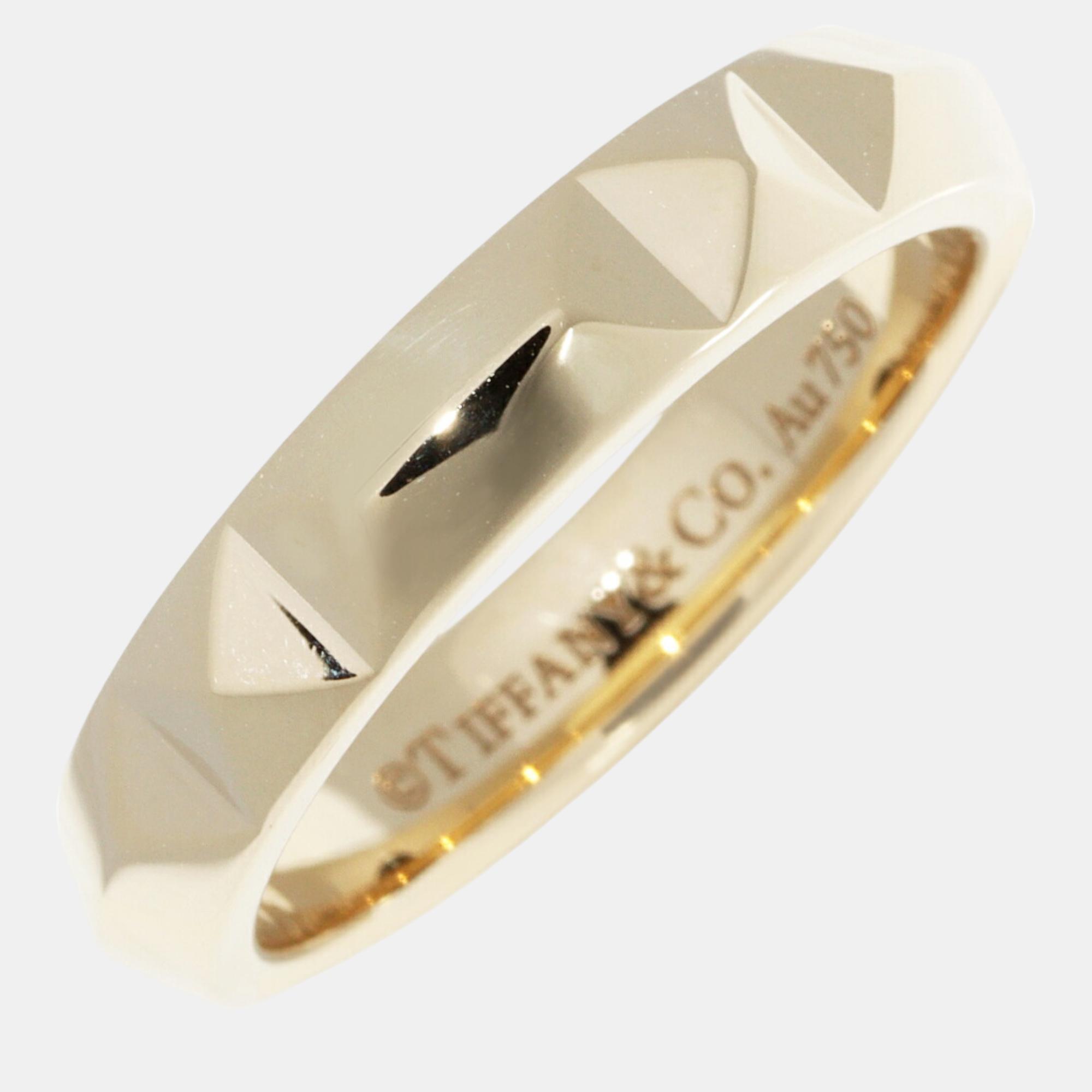 

Tiffany & Co 18K YG True Band Ring Gold Metal