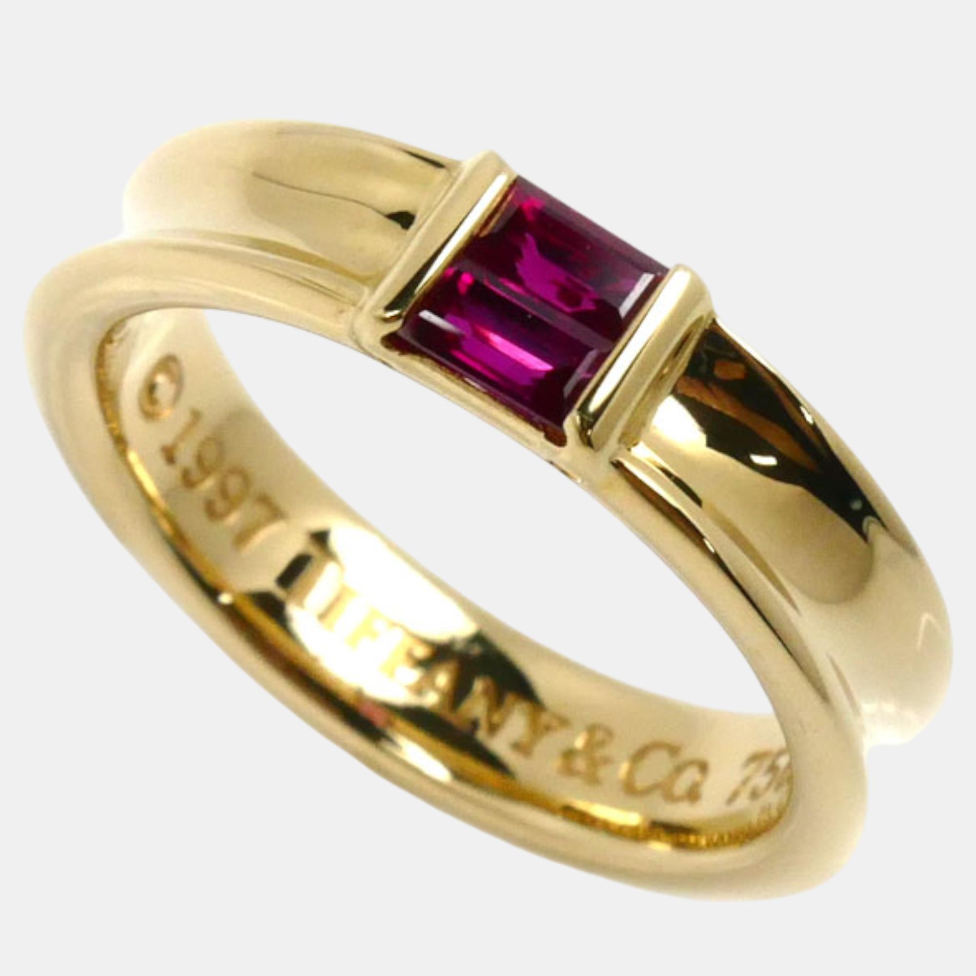 

Tiffany & Co Yellow Gold Ruby Stacking Ring Gold Metal