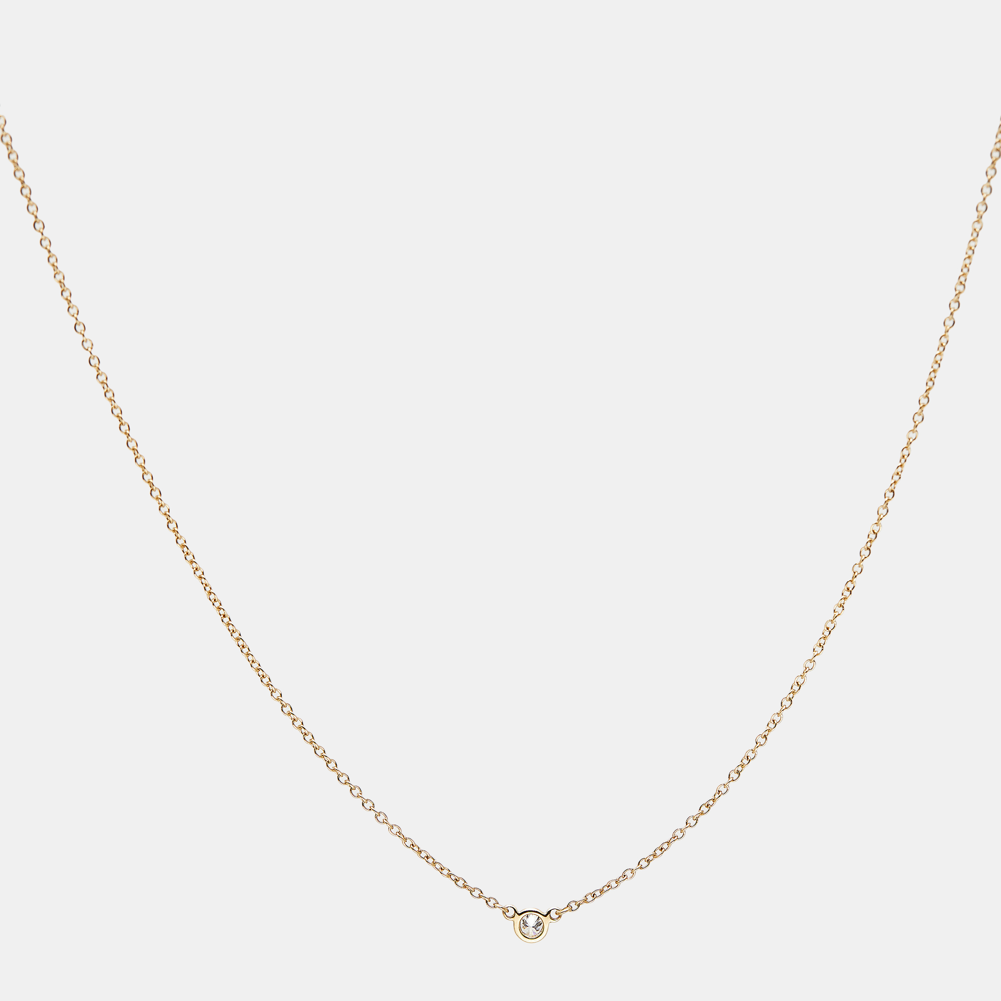 

Tiffany & Co. Elsa Peretti Diamonds by the Yard 18k Yellow Gold Necklace