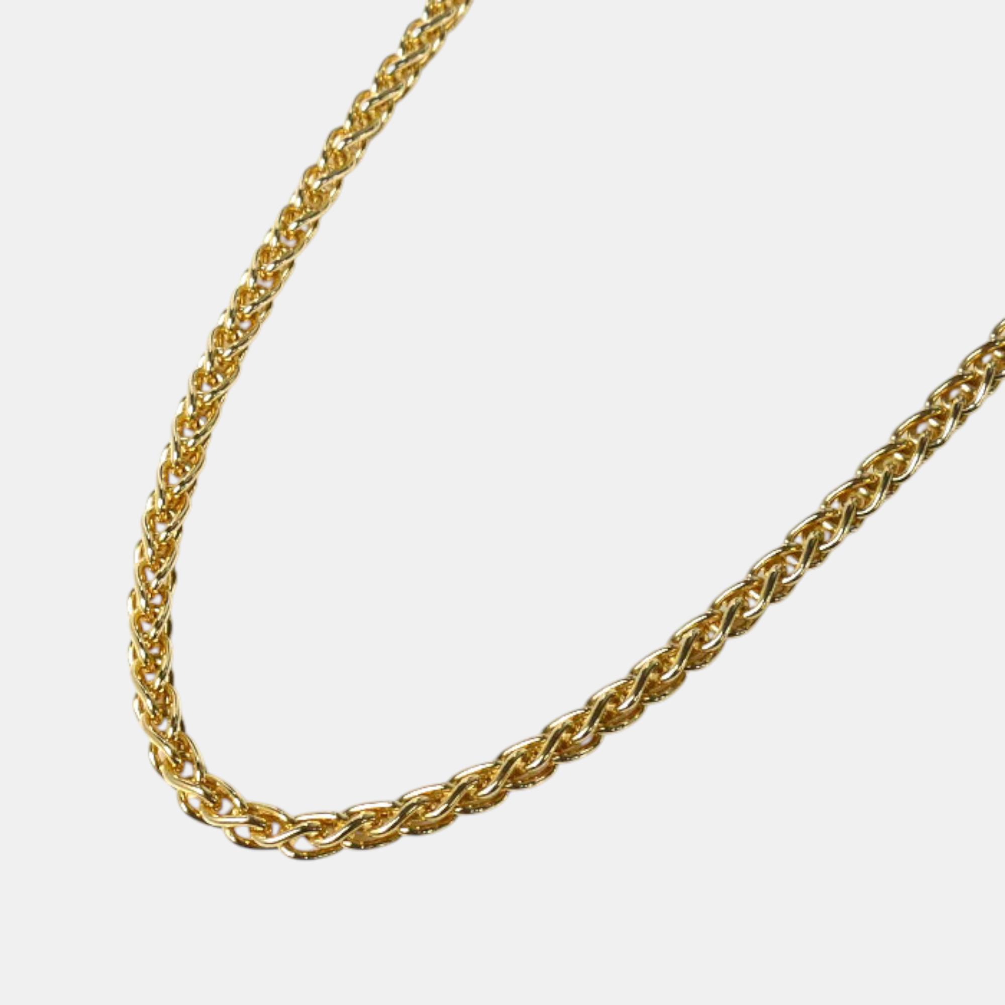 

Tiffany & Co. Yellow Gold Spike Chain Necklace Gold Metal