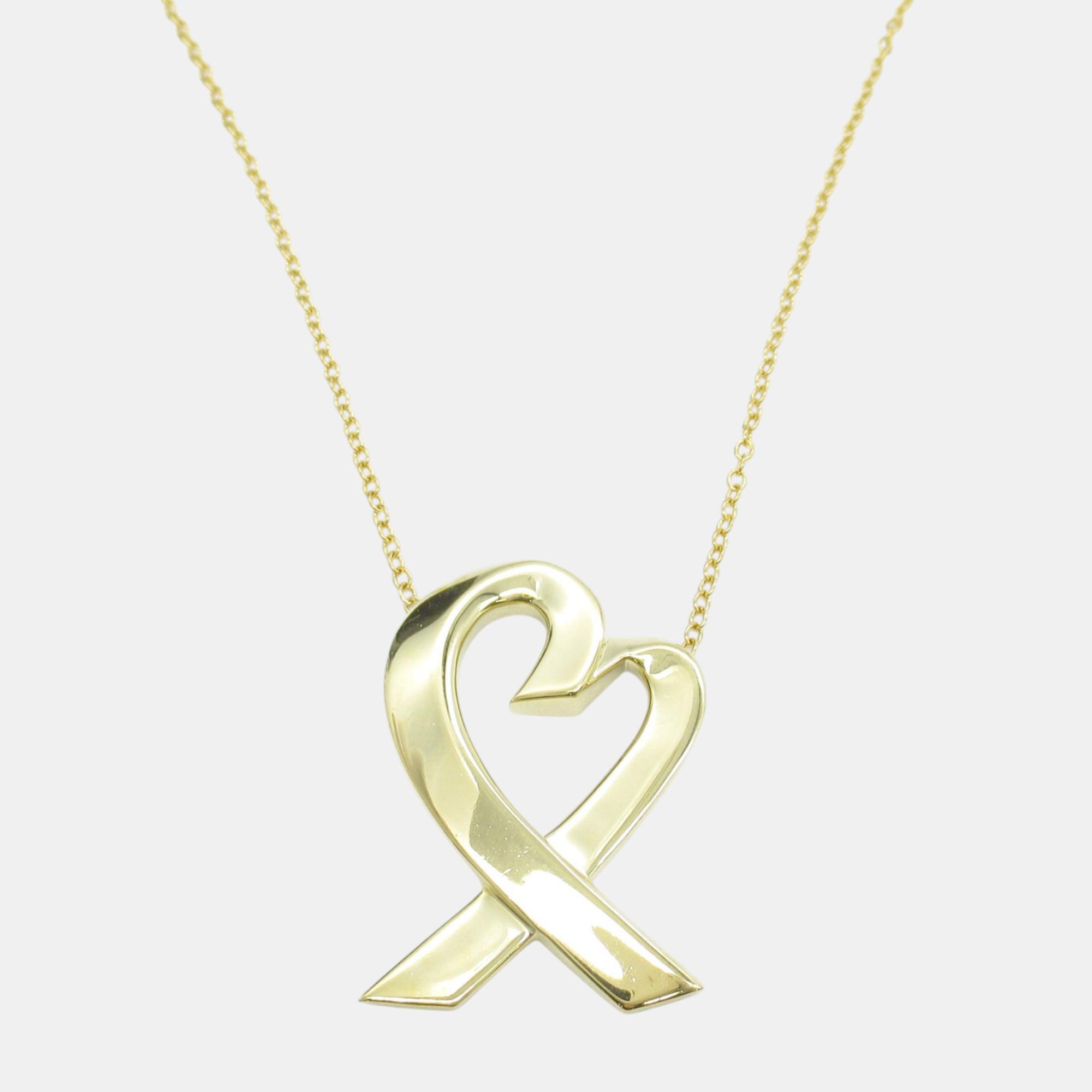 

Tiffany & Co. Loving Heart Necklace 18k Yellow Gold Gold Metal