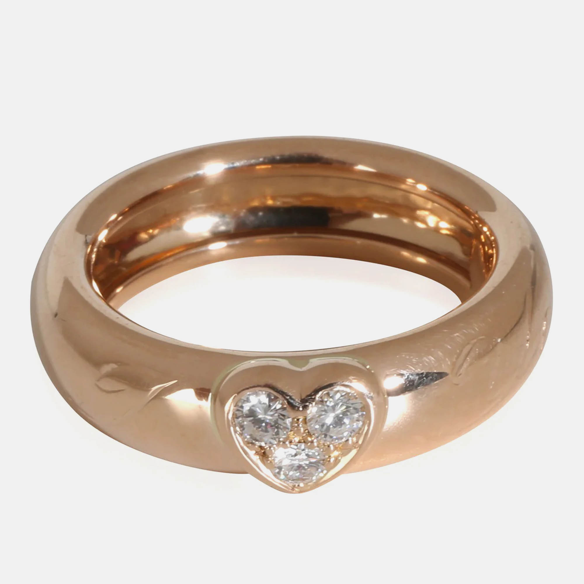 

Tiffany & Co. Ring in 18k Rose Gold 0.15 CTW EU 57