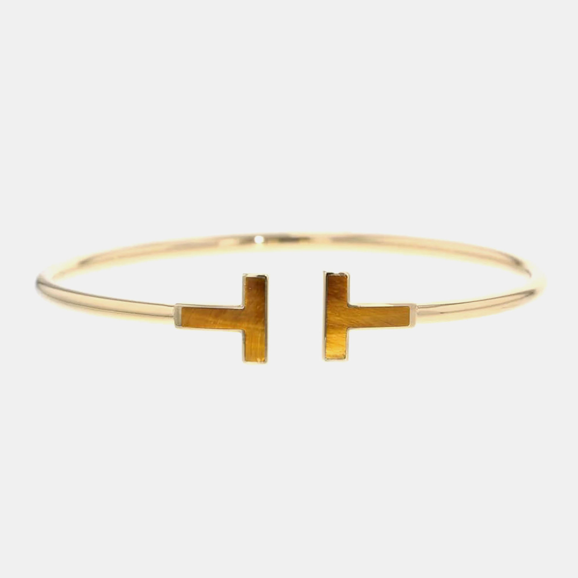 

Tiffany & Co. 18K Yellow Gold Medium T-wire Bracelet