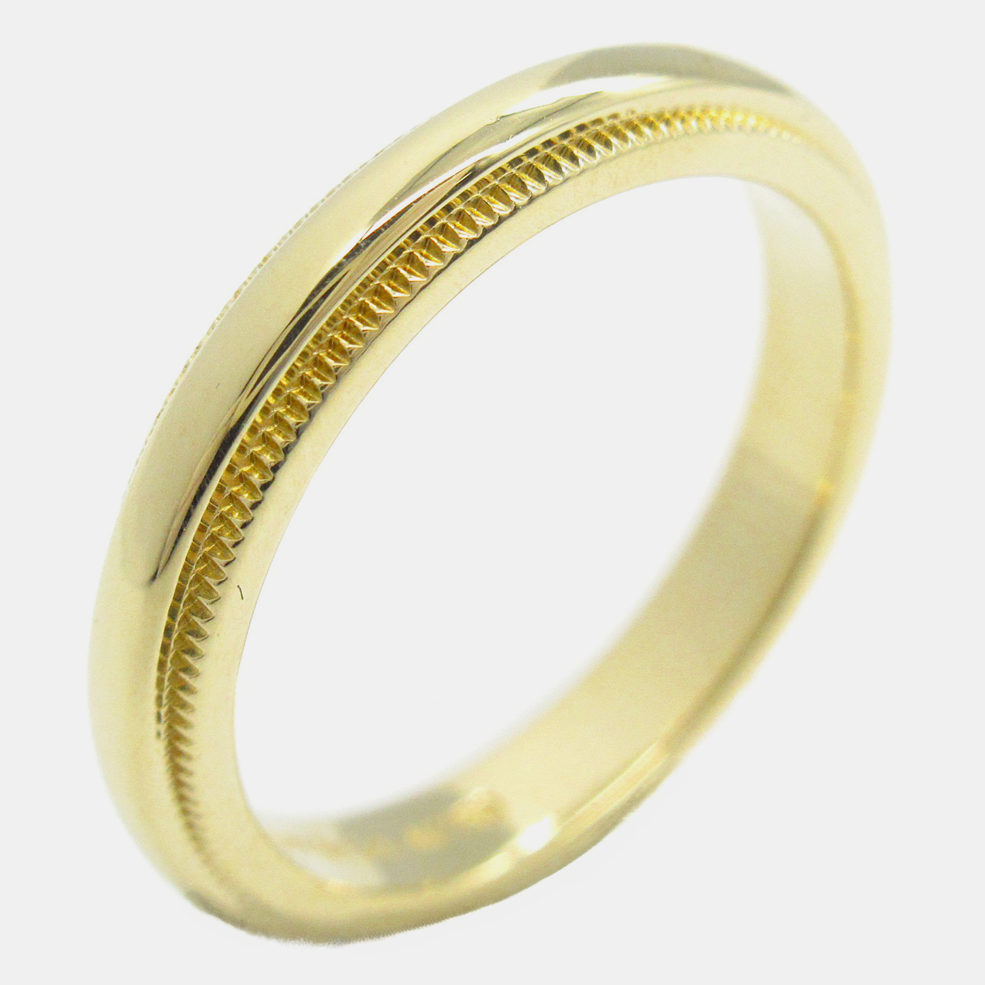 

Tiffany & Co. 18K Yellow Gold Milgrain Ring EU 48.5